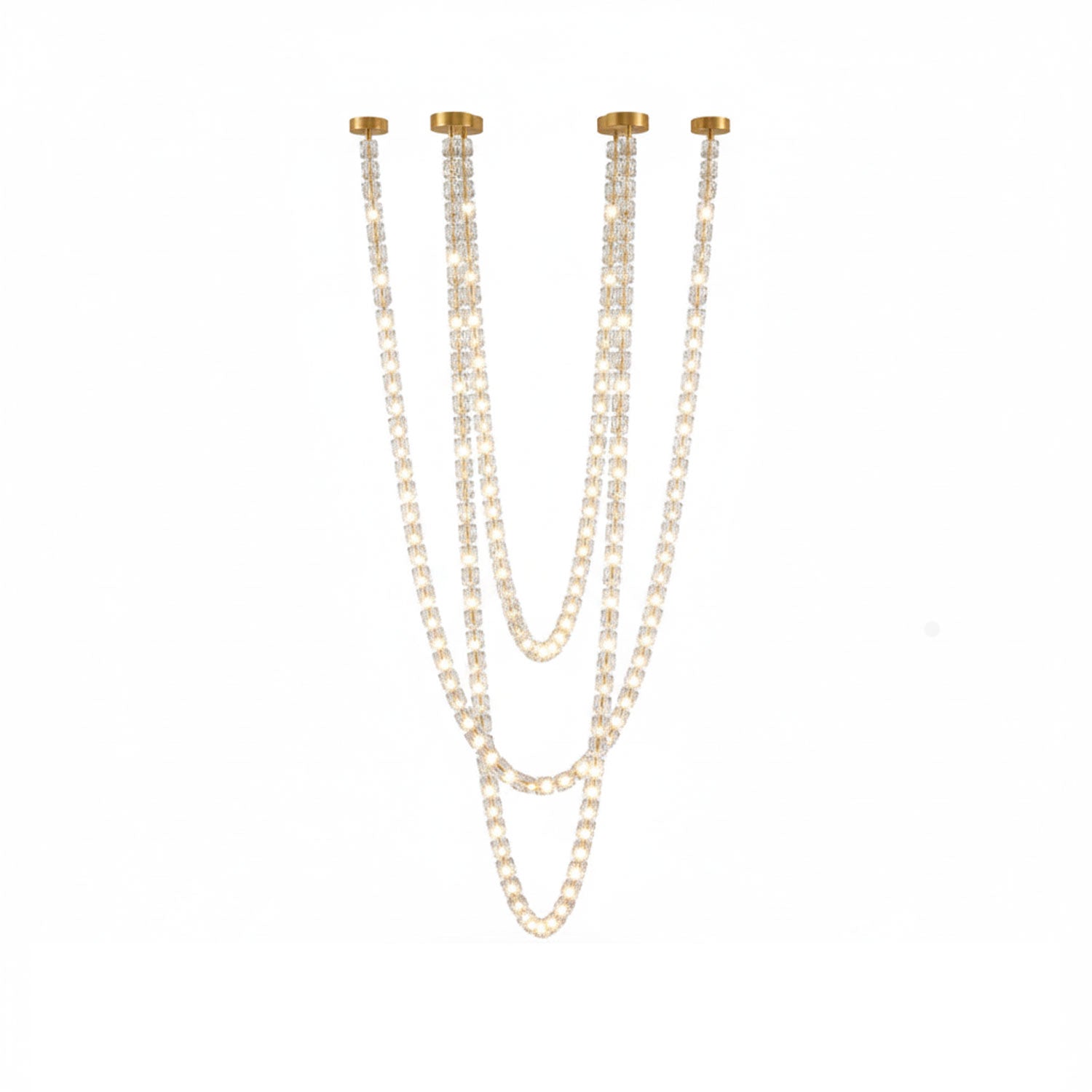 Gabriel Gold Chandelier - Vakkerlight