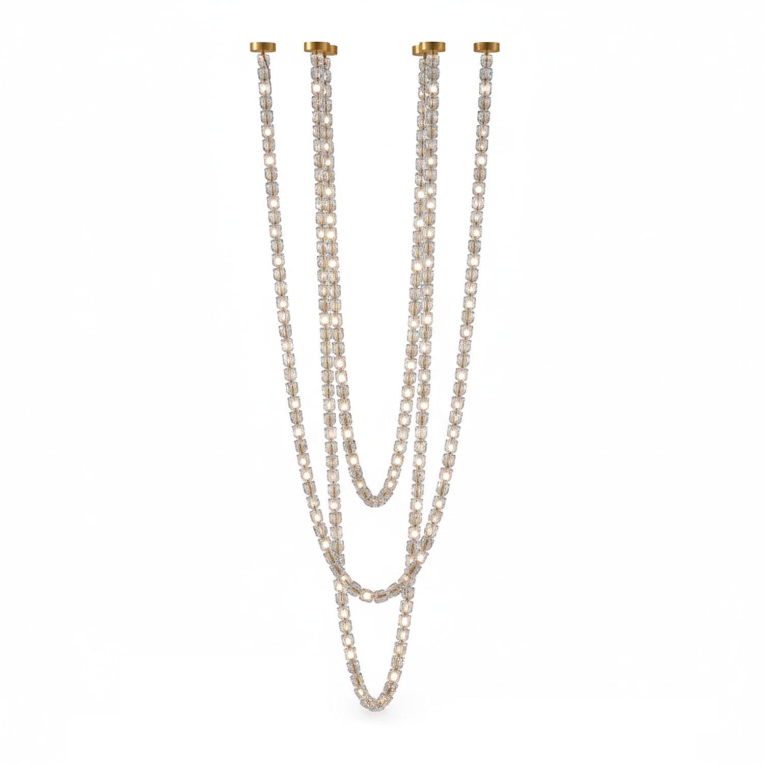 Gabriel Gold Chandelier - Vakkerlight