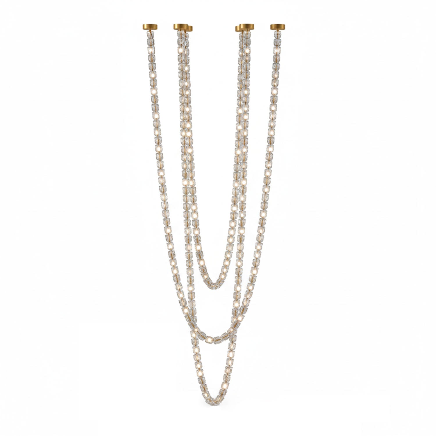 Gabriel Gold Chandelier - Vakkerlight