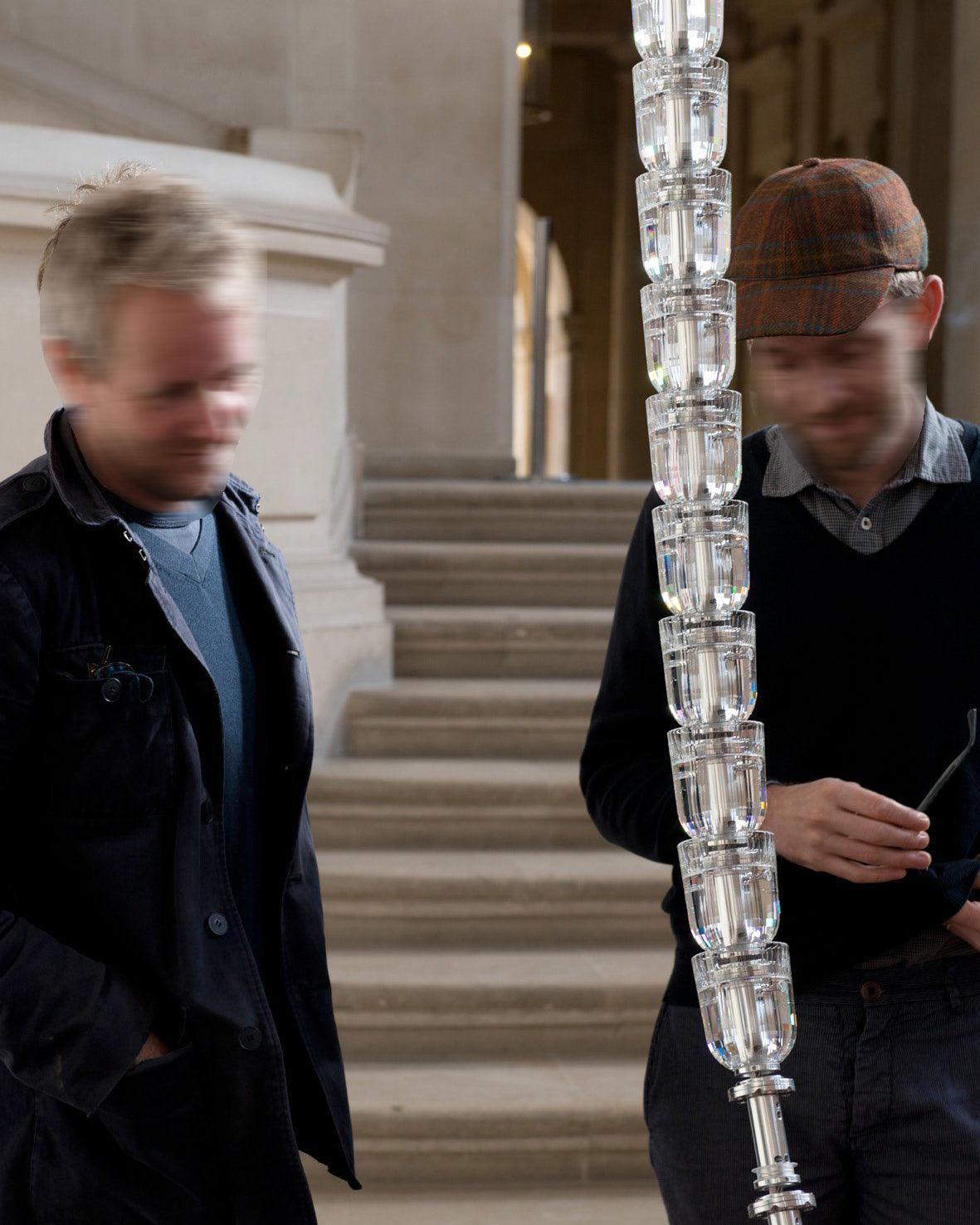 The Gabriel Waveform LED Chandelier | Custom Size & Made-to-Order Lighting for Luxury Homes & Commercial Spaces