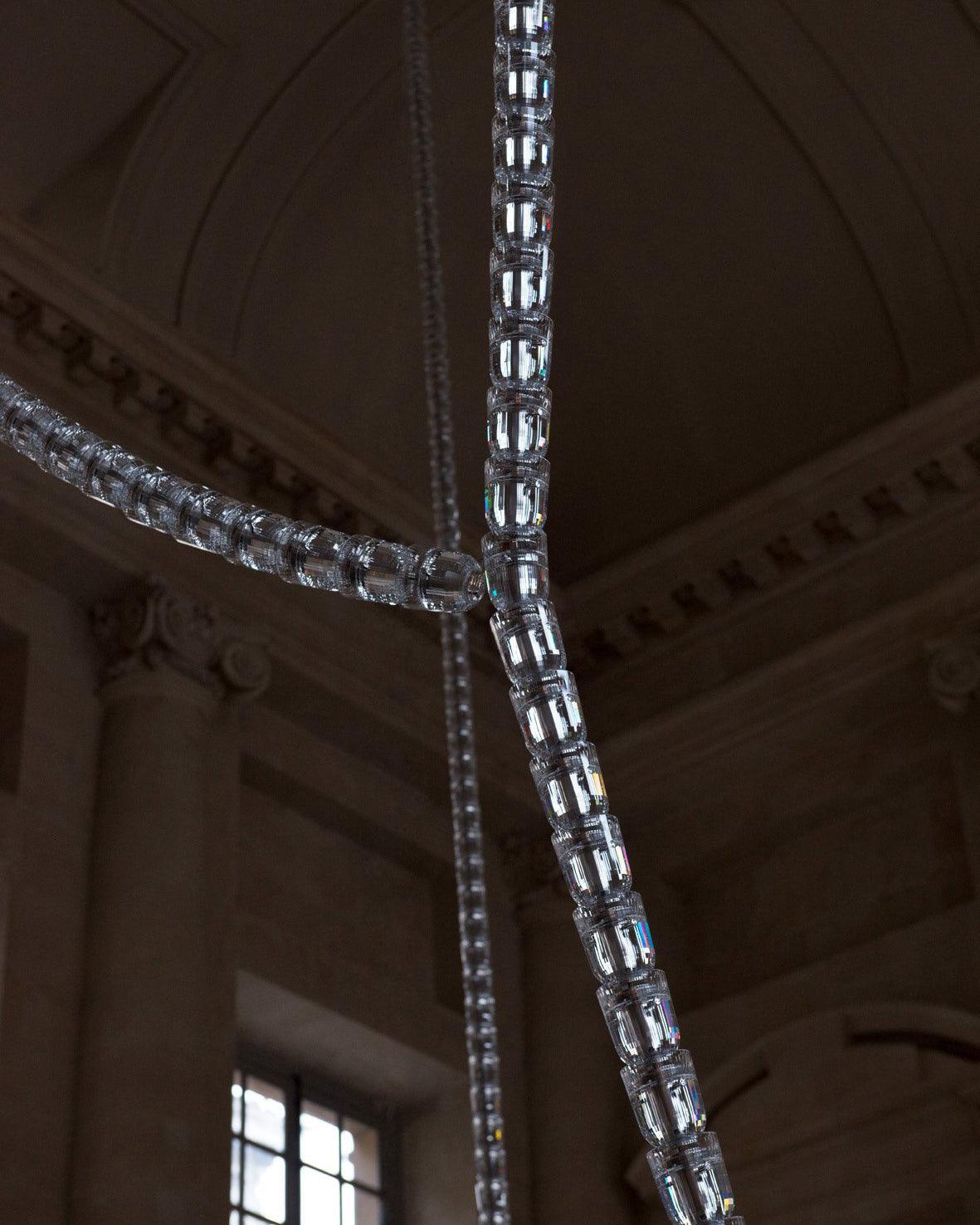 The Gabriel Waveform LED Chandelier | Custom Size & Made-to-Order Lighting for Luxury Homes & Commercial Spaces