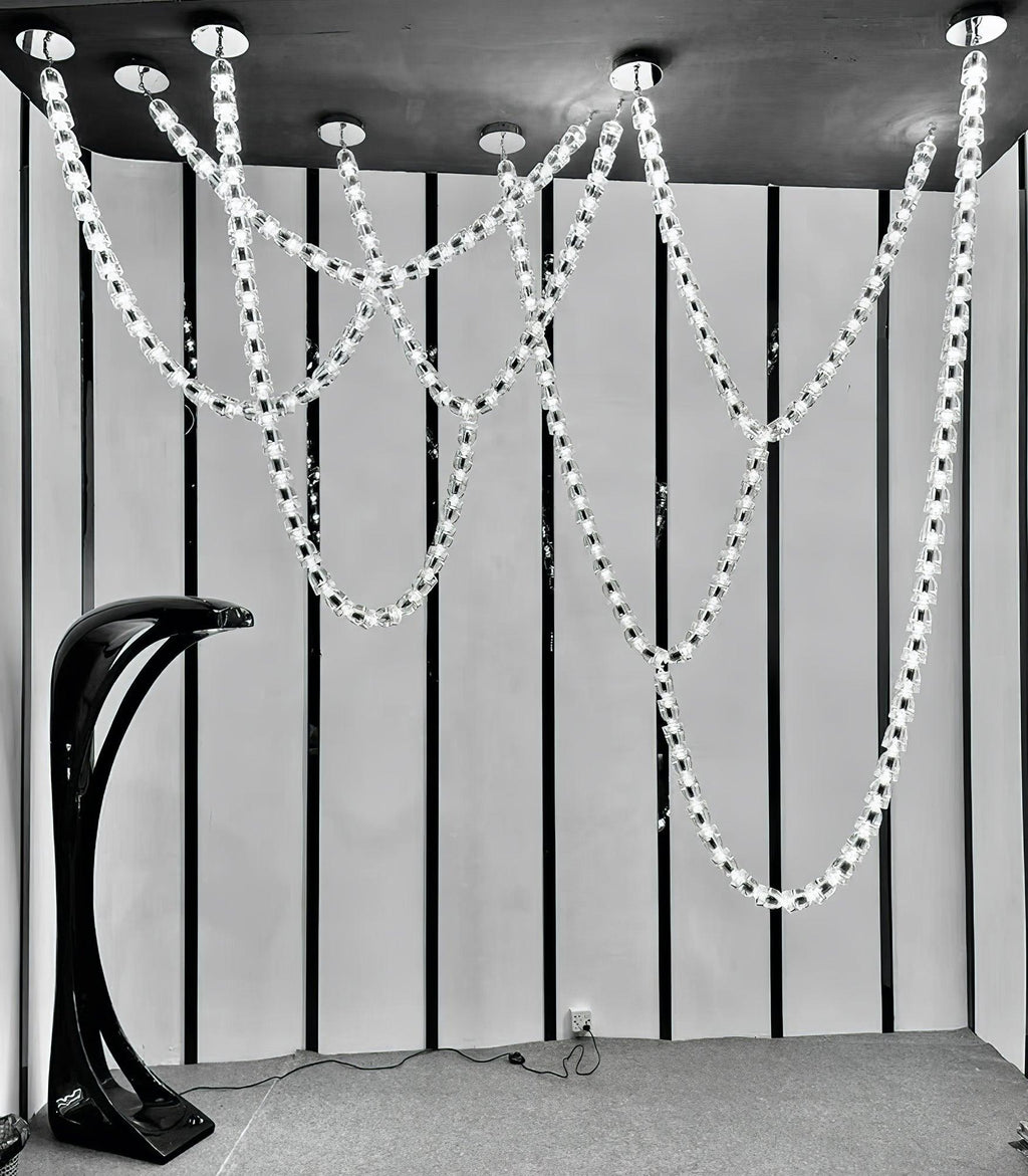 The Gabriel Spiral LED Chandelier | Custom Size & Made-to-Order Lighting for Luxury Residences & Commercial Spaces