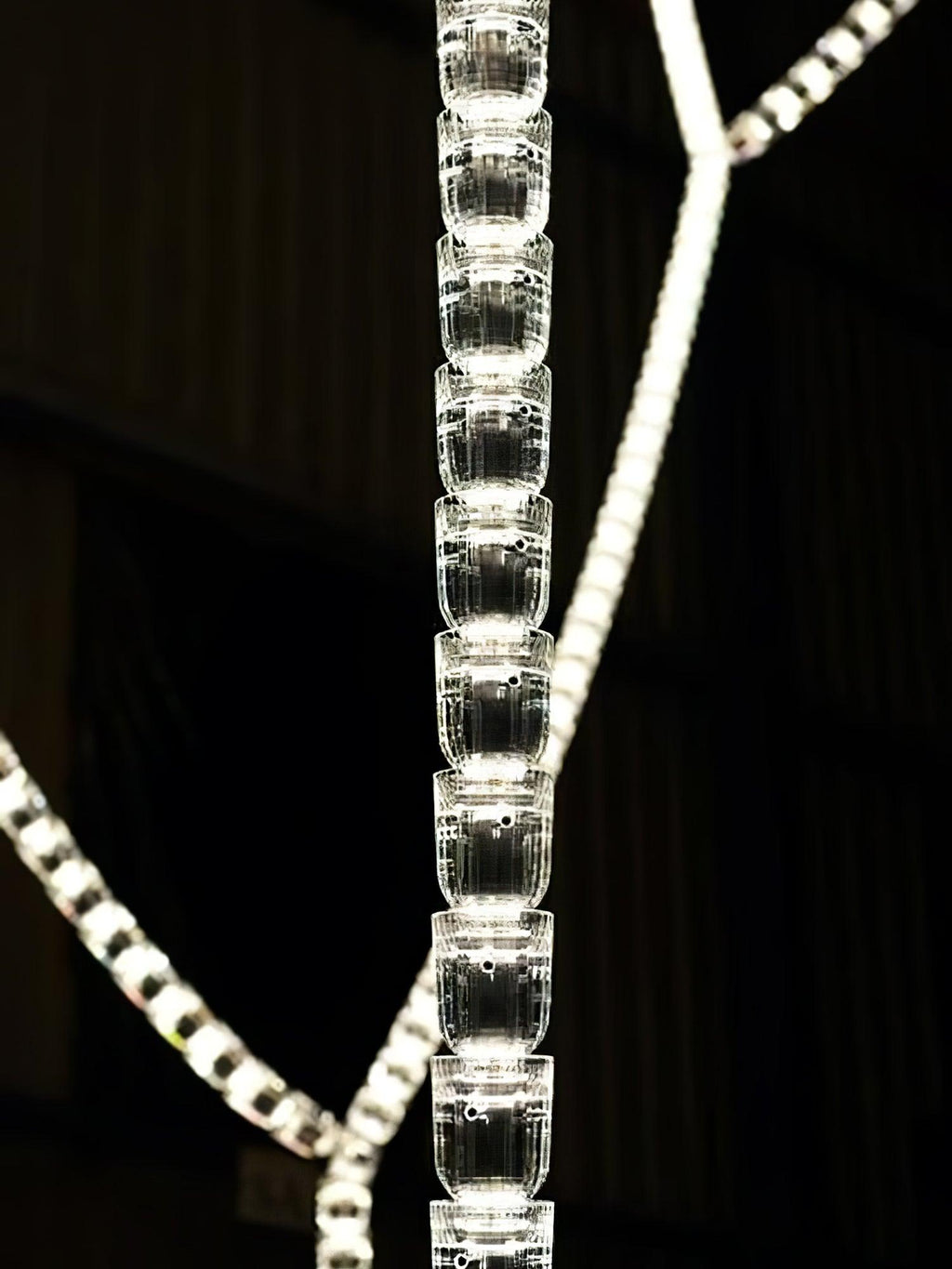 The Gabriel Cascade LED Chandelier | Custom Size & Made-to-Order Lighting for Luxury Homes & Commercial Spaces