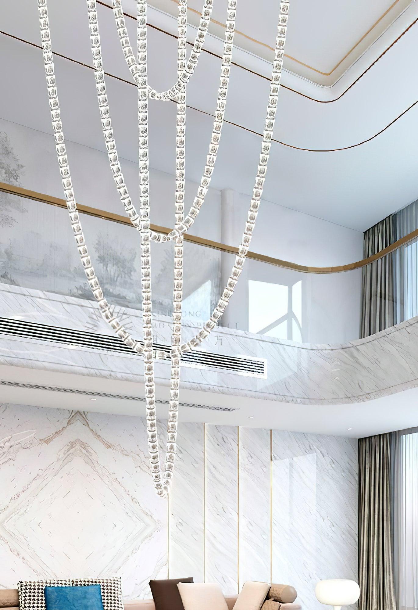 The Gabriel Knot LED Chandelier | Custom Size & Made-to-Order Lighting for Luxury Homes & Commercial Spaces