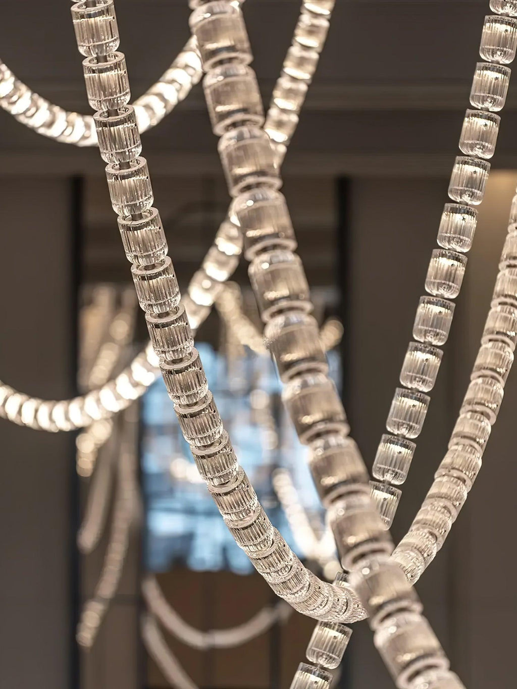 The Gabriel Wave LED Chandelier | Custom Size & Made-to-Order Lighting for Luxury Residences & Commercial Spaces