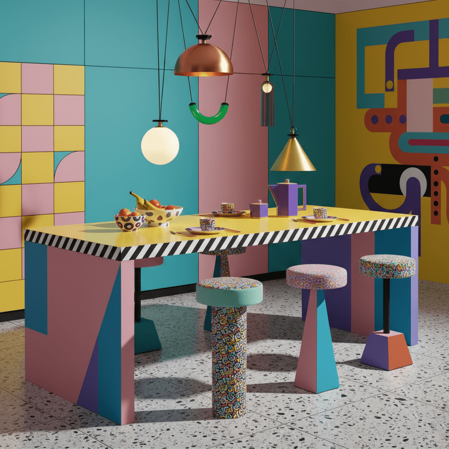 Geometric Shape Art Modern Chandelier