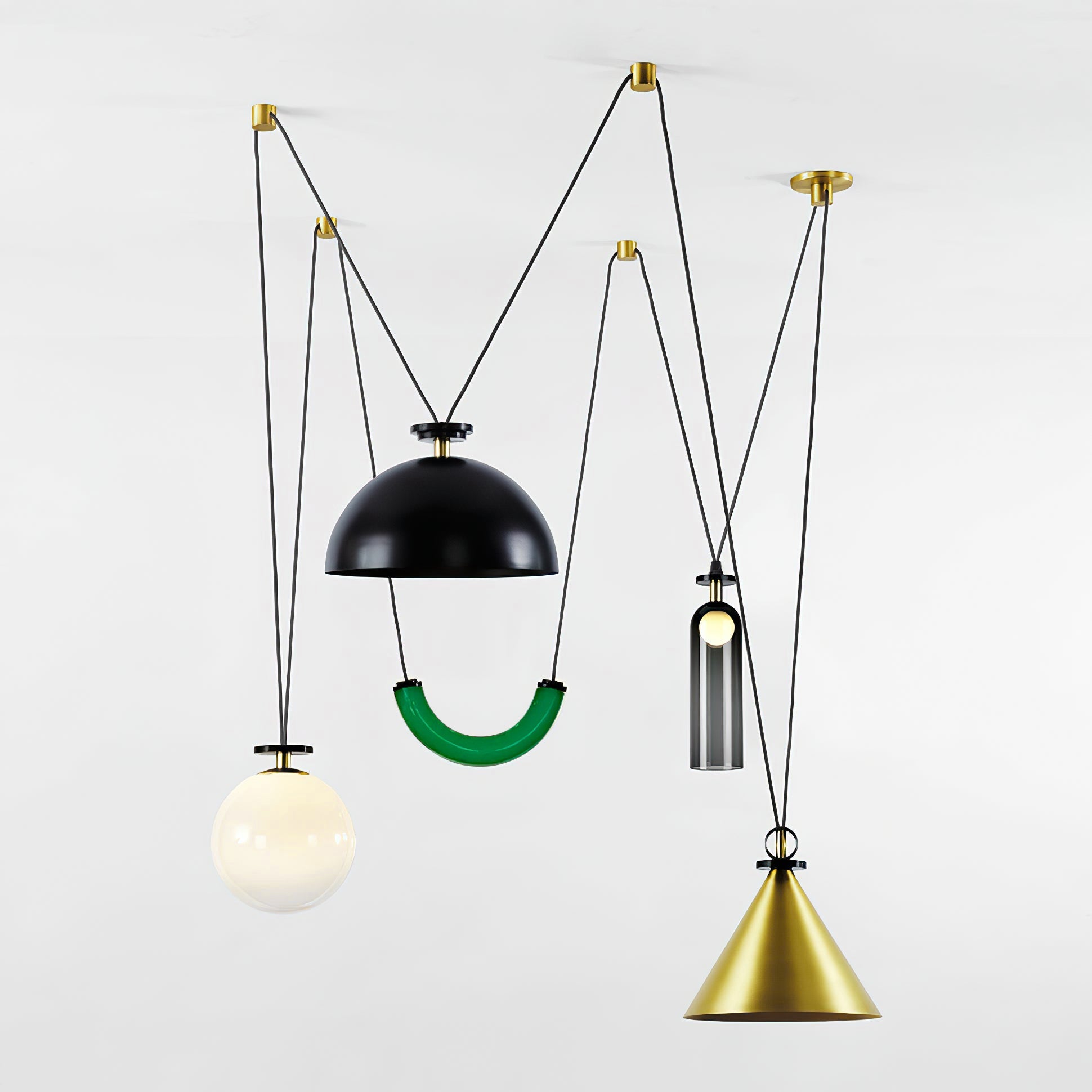 Geometric Shape Art Modern Chandelier - Vakkerlight