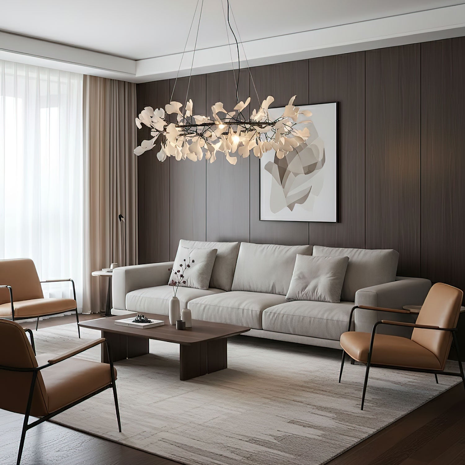 Gingko Chandelier O