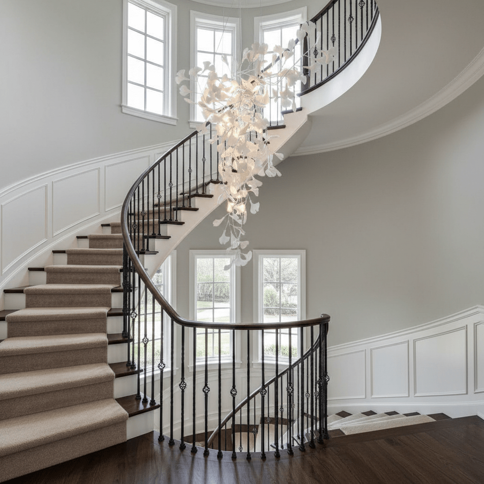 Ginkgo Tip Tlying Chandelier
