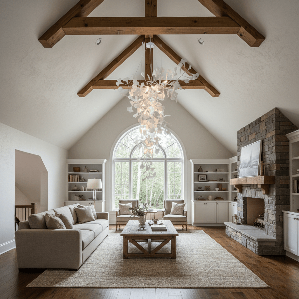 Ginkgo Tip Tlying Chandelier