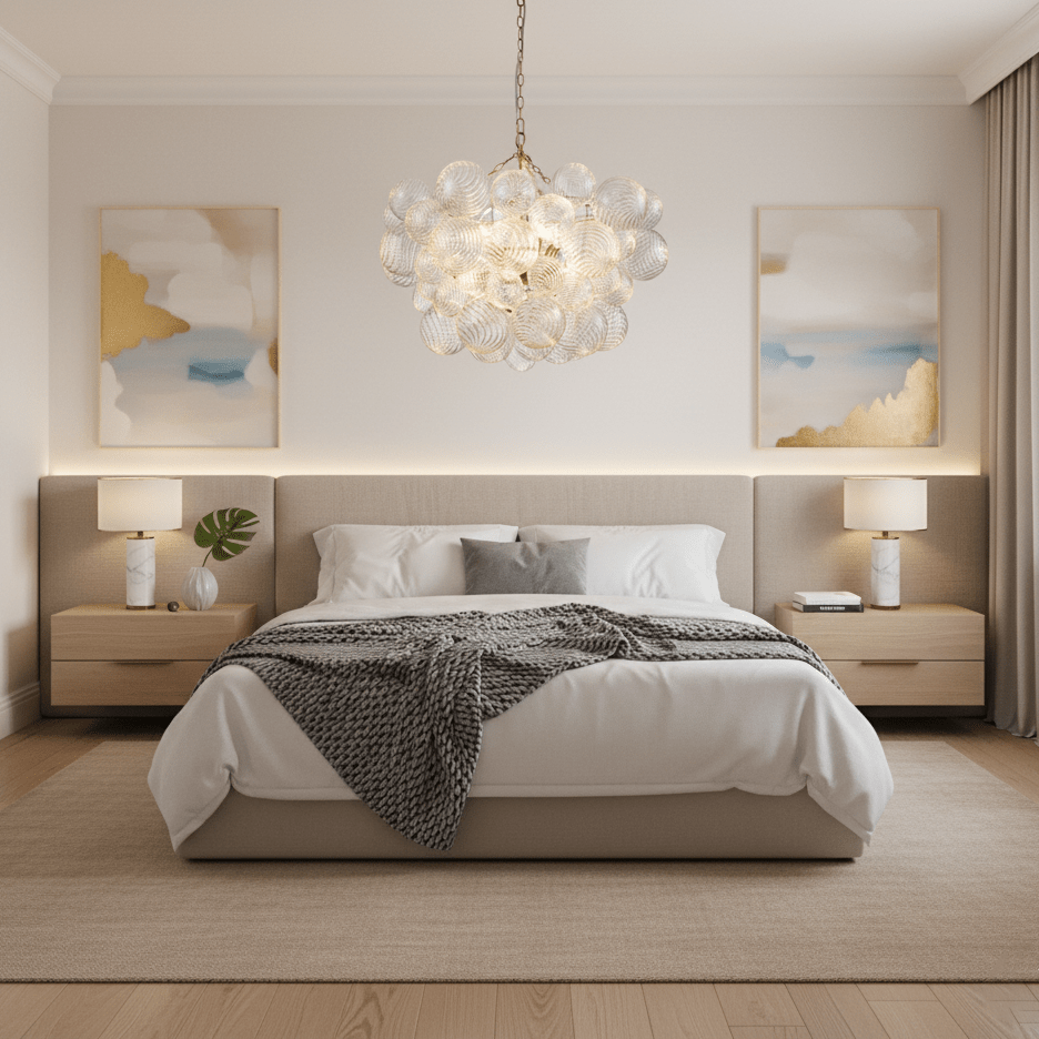 Glass Ball Bubbles Chandelier