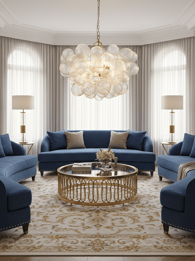 Glass Ball Bubbles Chandelier