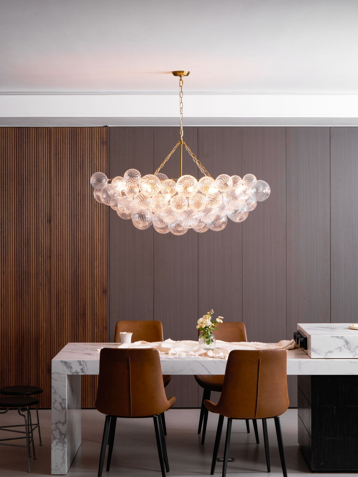 Glass Ball Bubbles Chandelier
