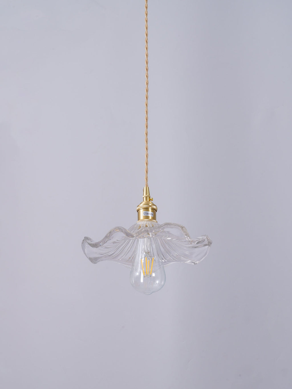 Glass Hibiscus Flower Swag Light