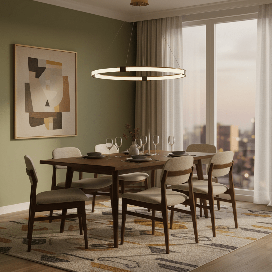 Gold Ring Chandelier