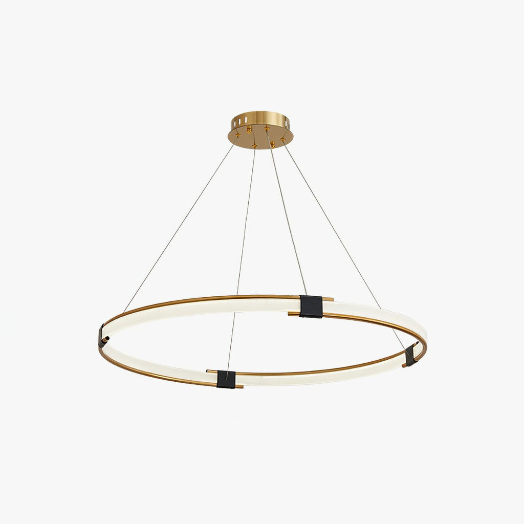 Gold Ring Chandelier - Vakkerlight