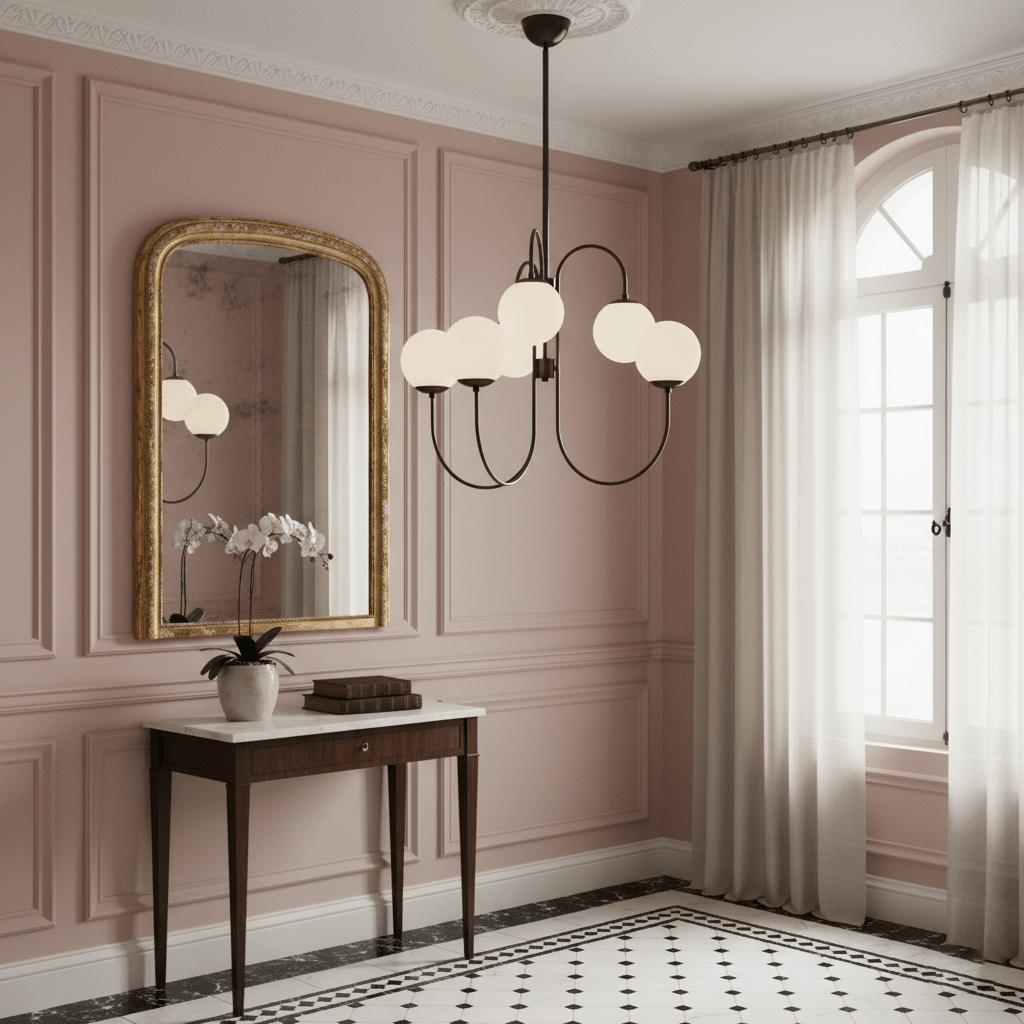 Gooseneck Chandelier