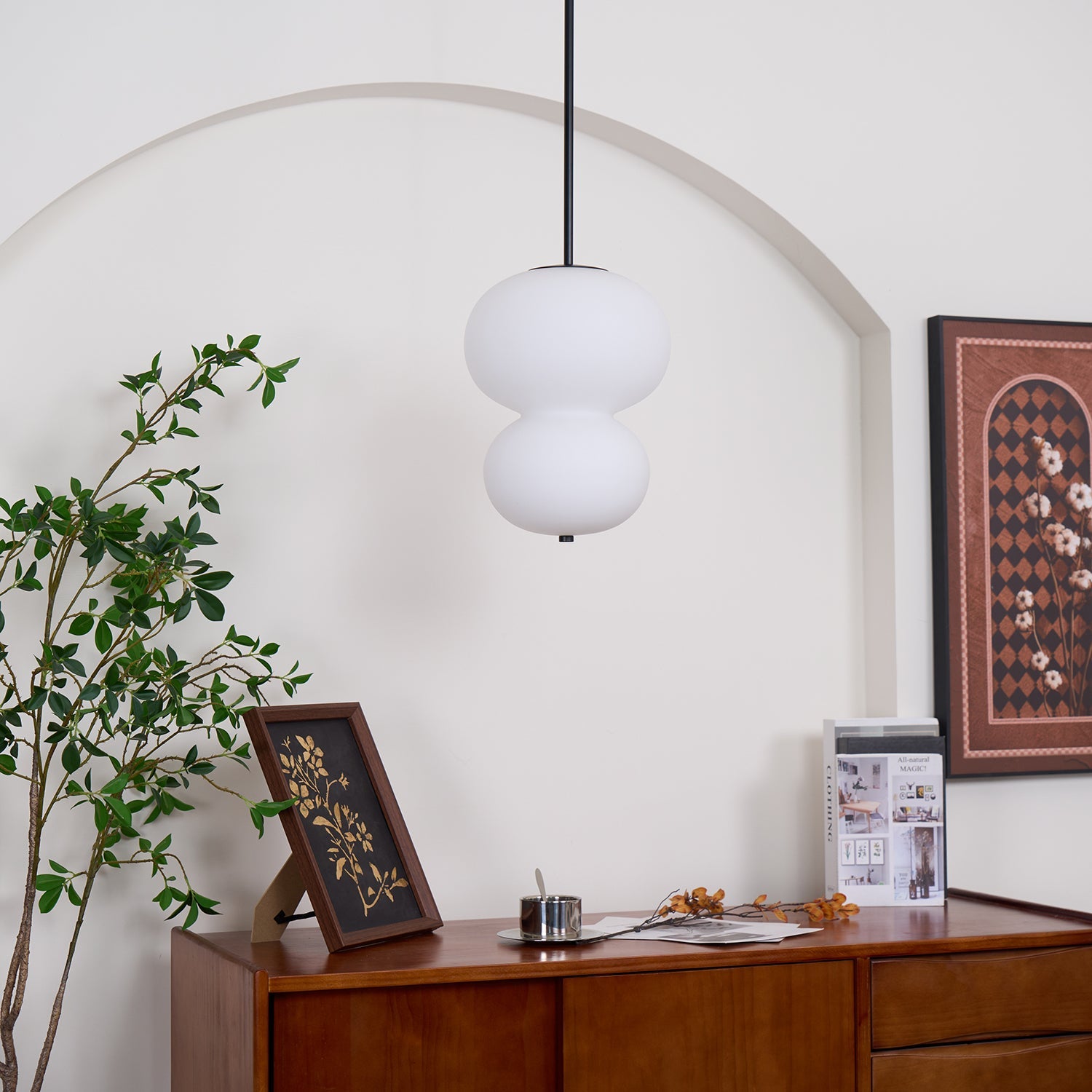 Lampă cu pandantiv Gourd