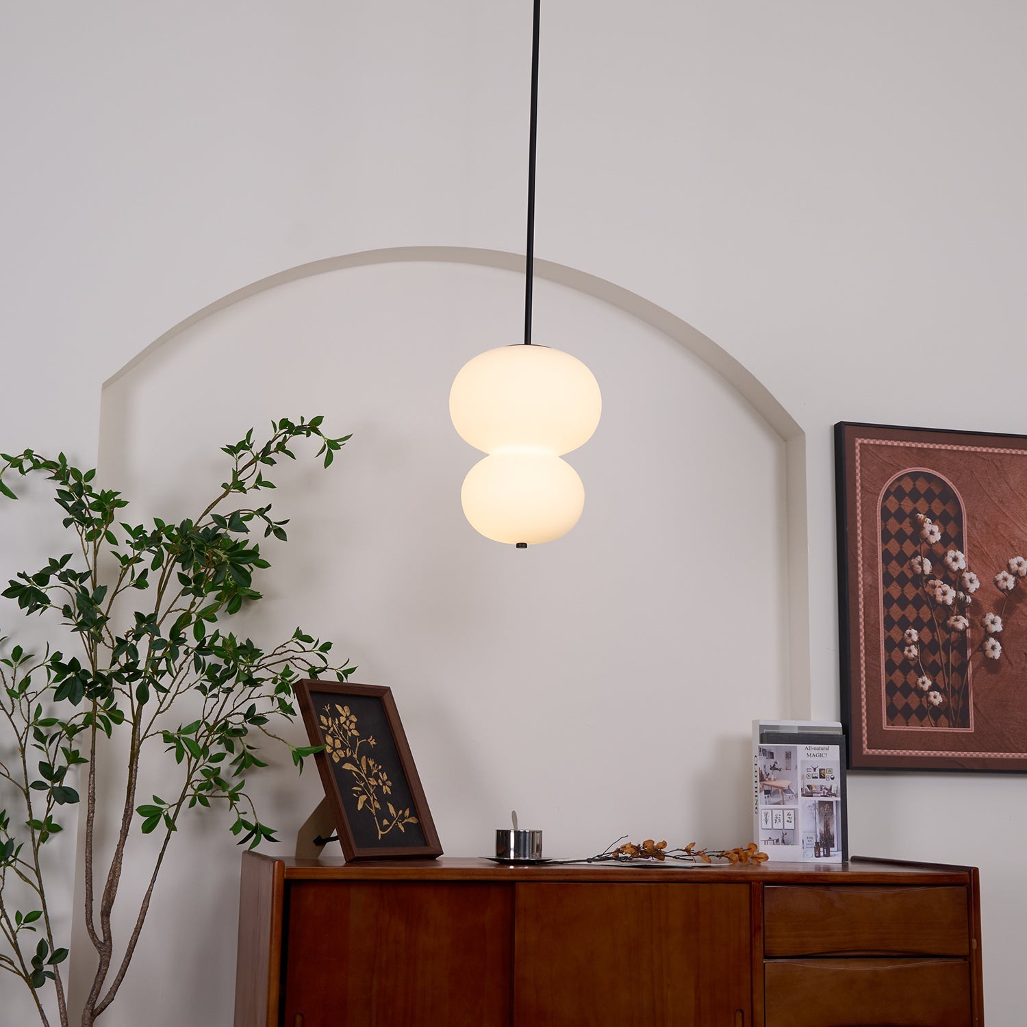Lampă cu pandantiv Gourd