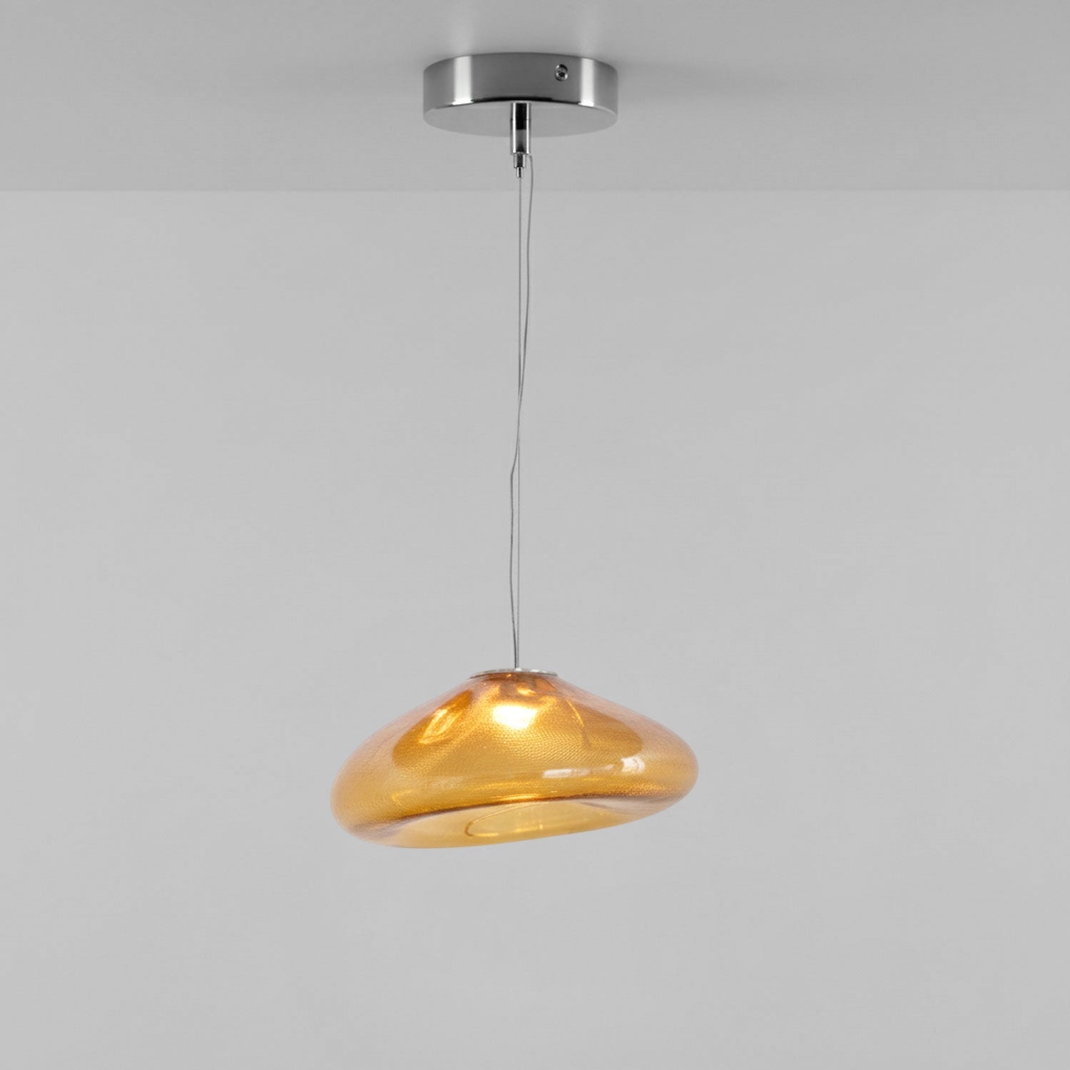 Blown Glass Mesh Pendant Light - Vakkerlight