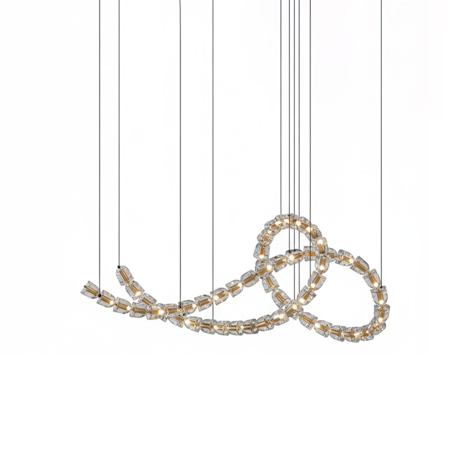Gabriel Gold Chandelier - Vakkerlight