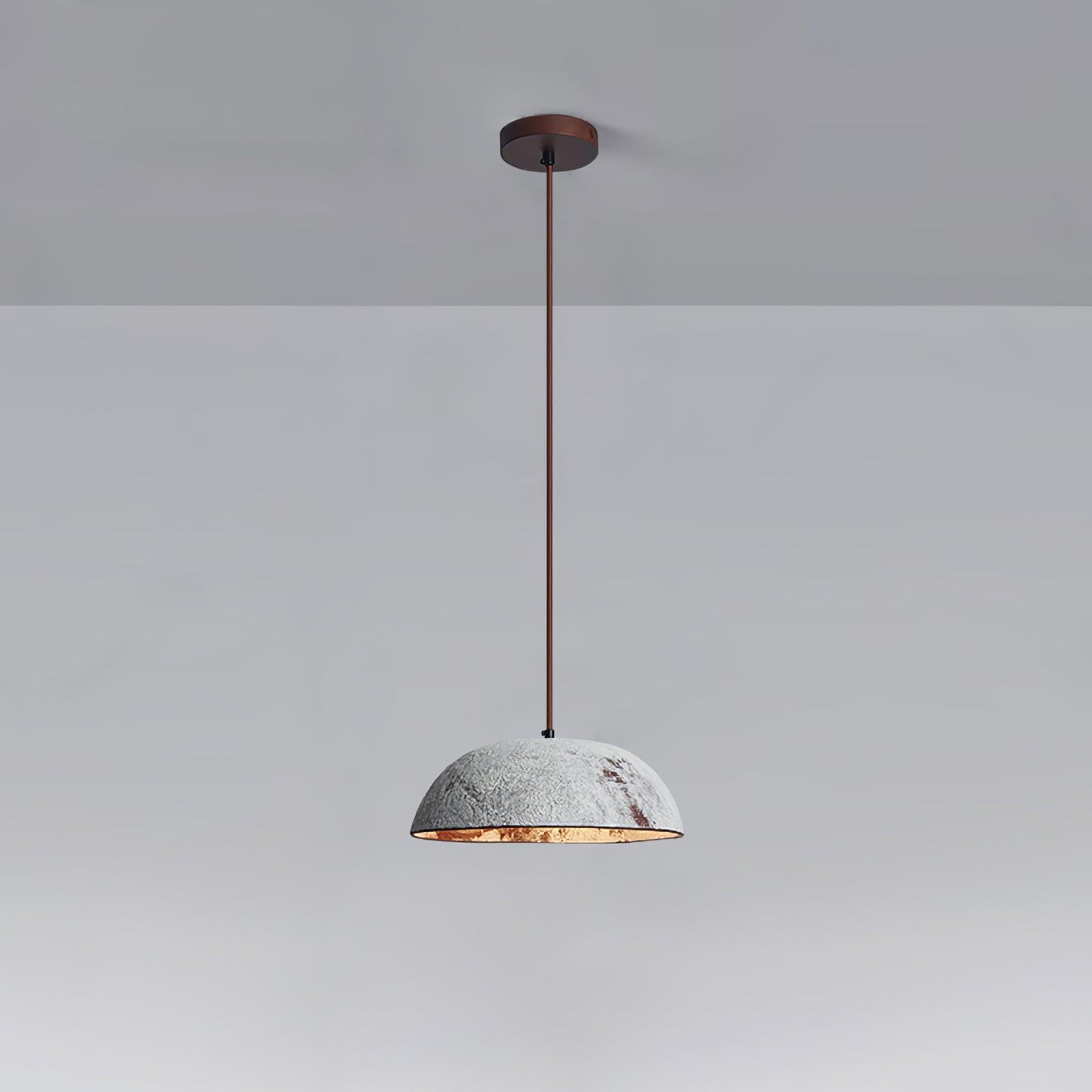 Half Dome Vintage Ceramic Pendant Lamp - Vakkerlight