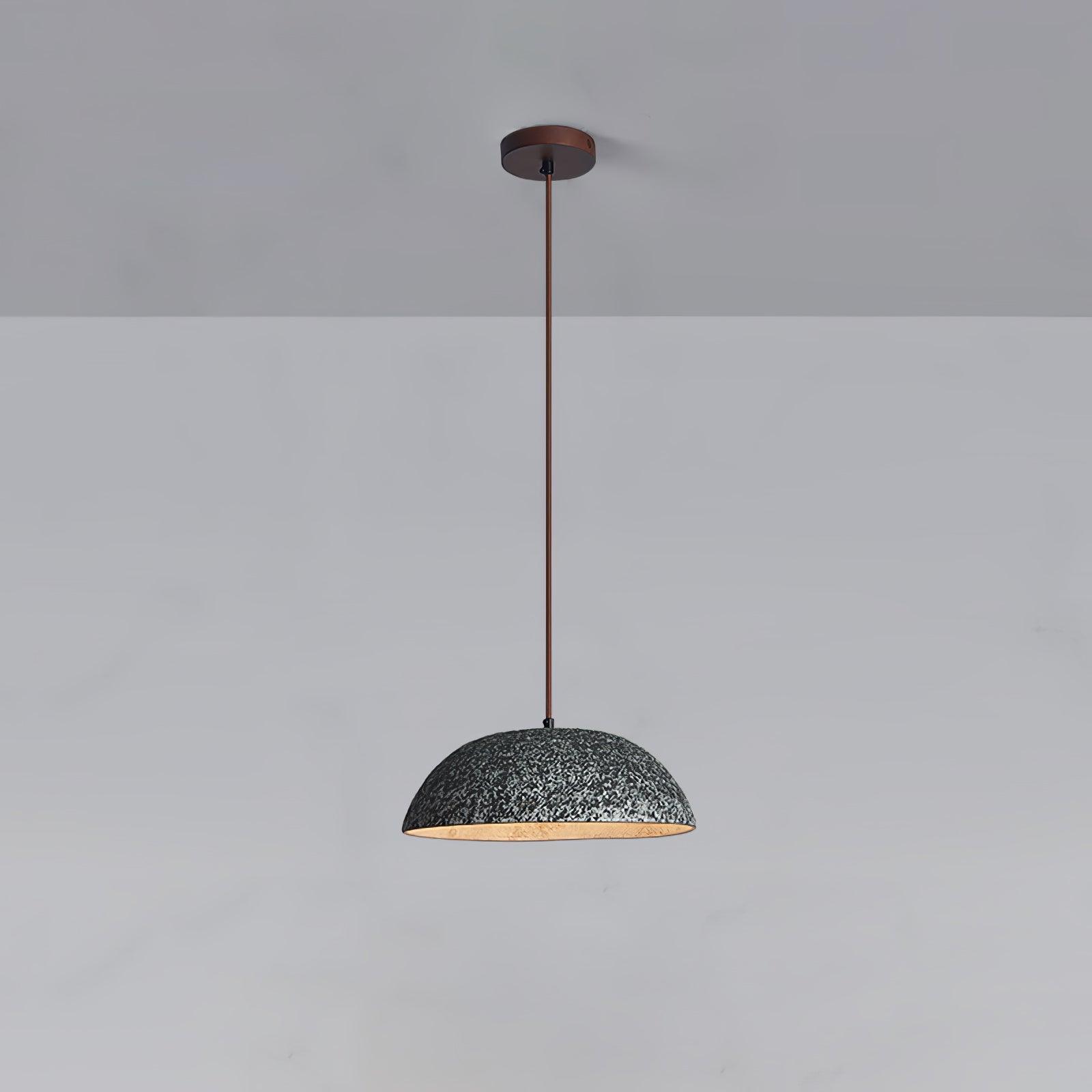 Half Dome Vintage Ceramic Pendant Lamp - Vakkerlight