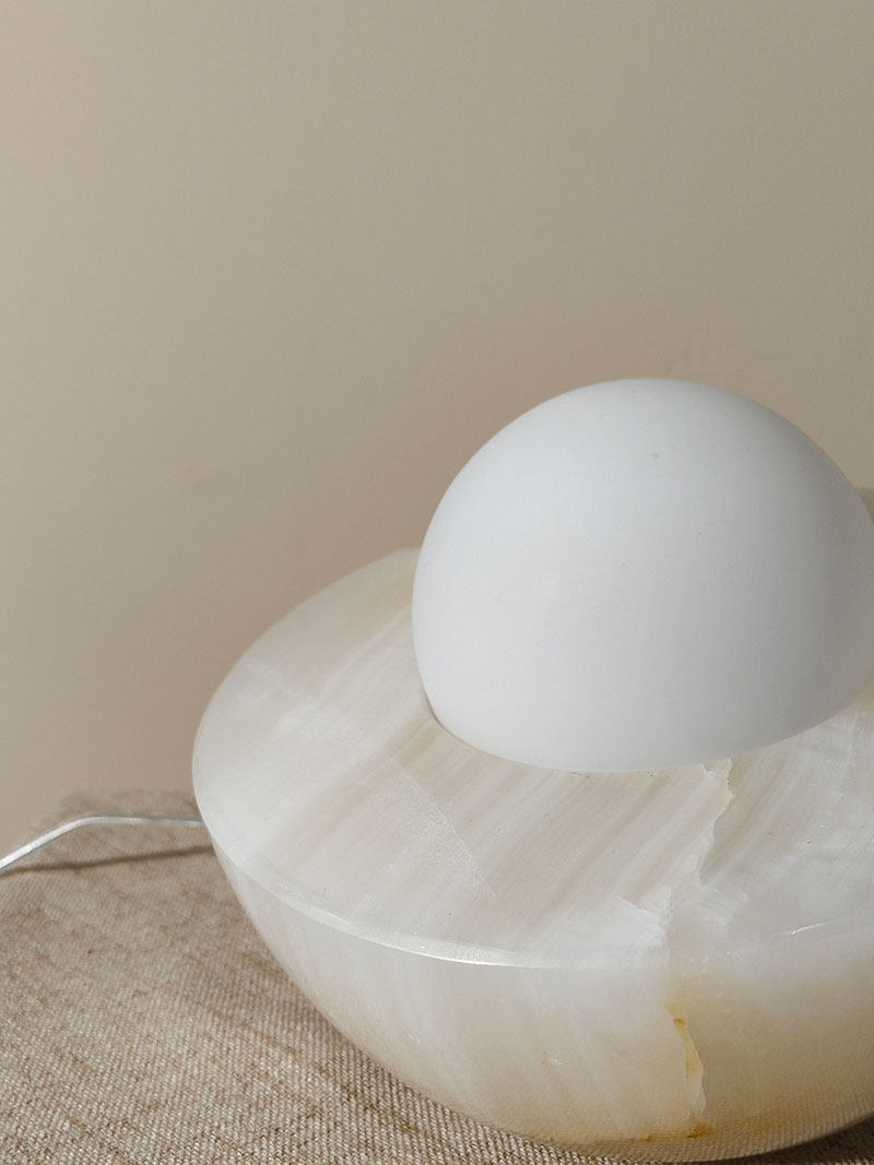 Lampă de masă Halo Pebble Stone