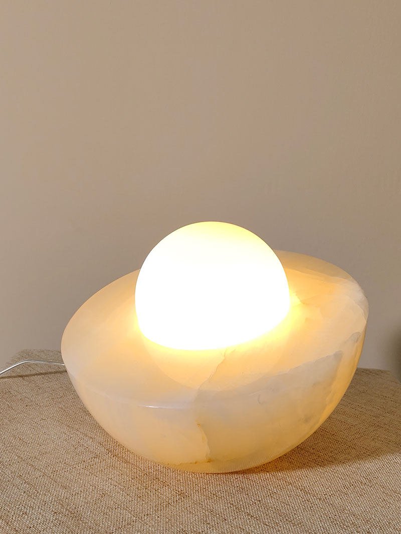 Lampă de masă Halo Pebble Stone