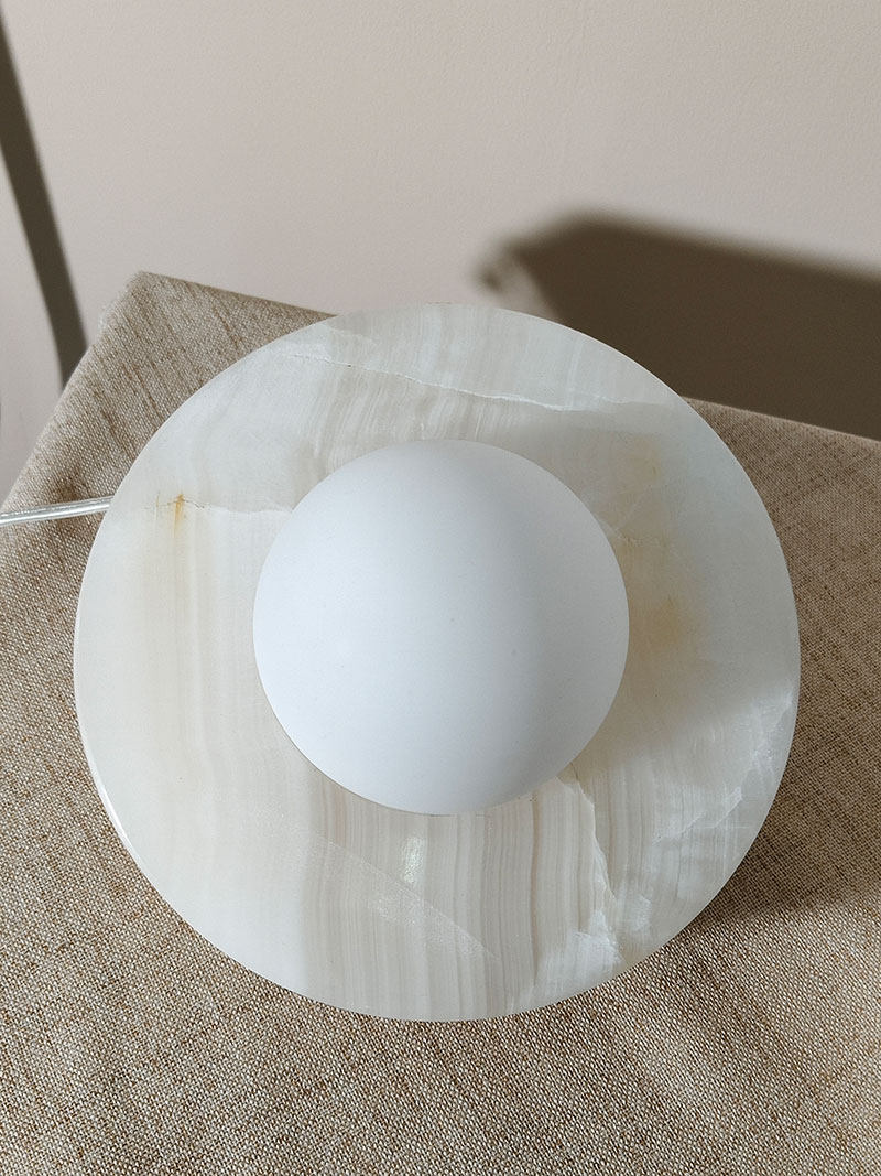 Lampă de masă Halo Pebble Stone