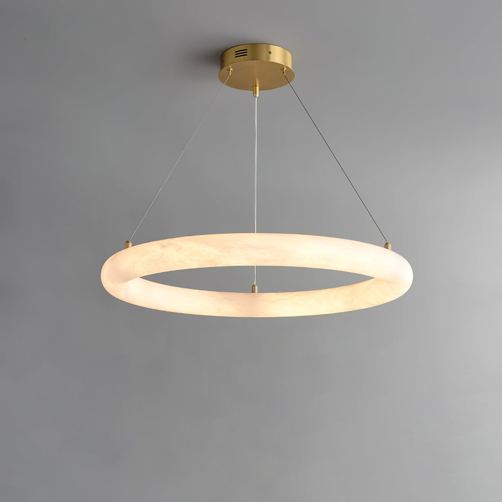 Halo di Pietra Alabaster Chandelier