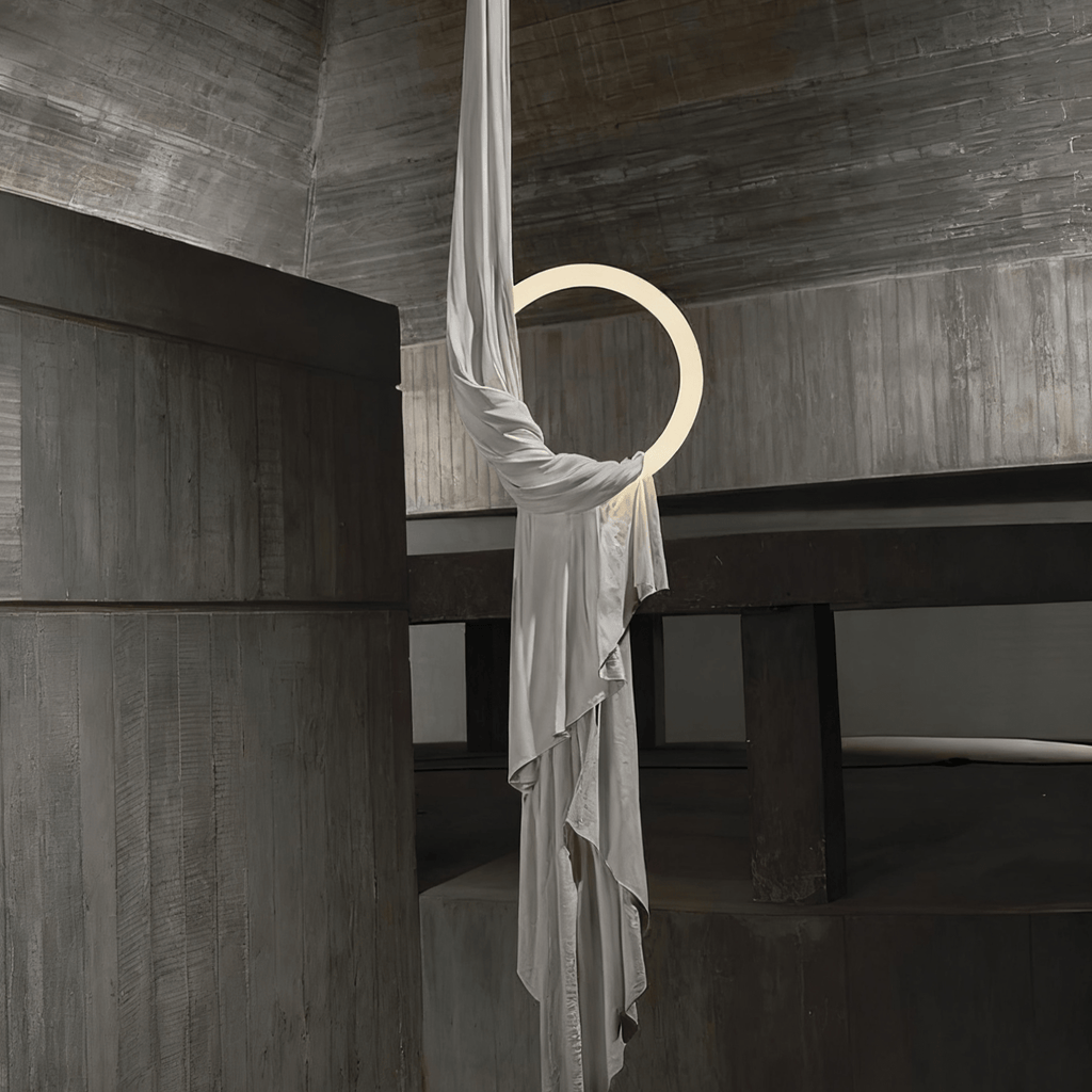 Lampă suspendată din material textil Hammock