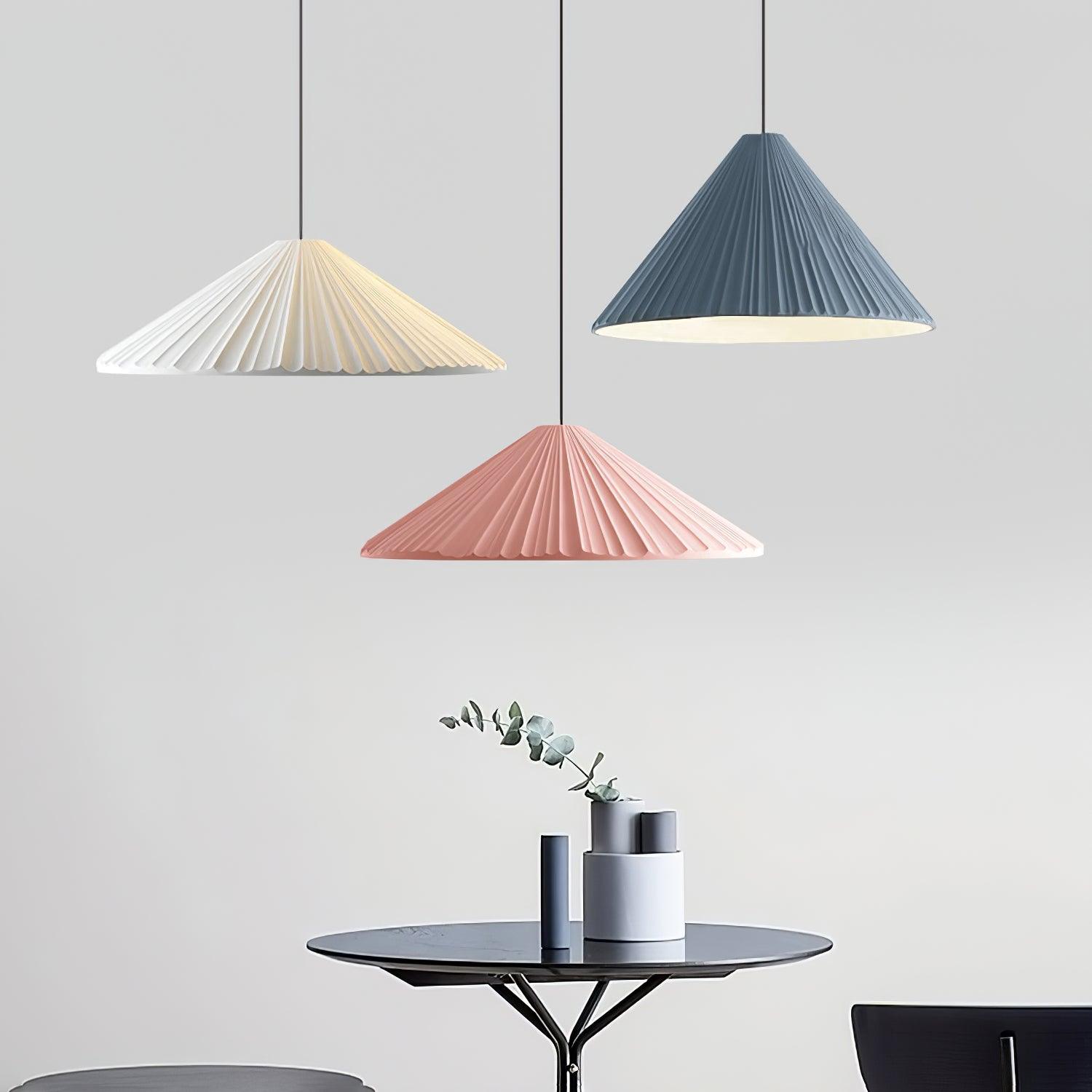 Hat Resin Pendant Lamp