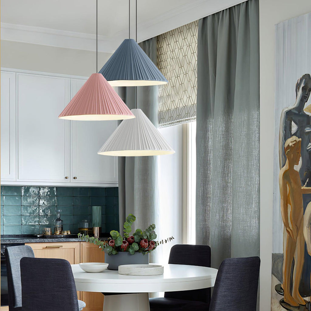 Hat Resin Pendant Lamp