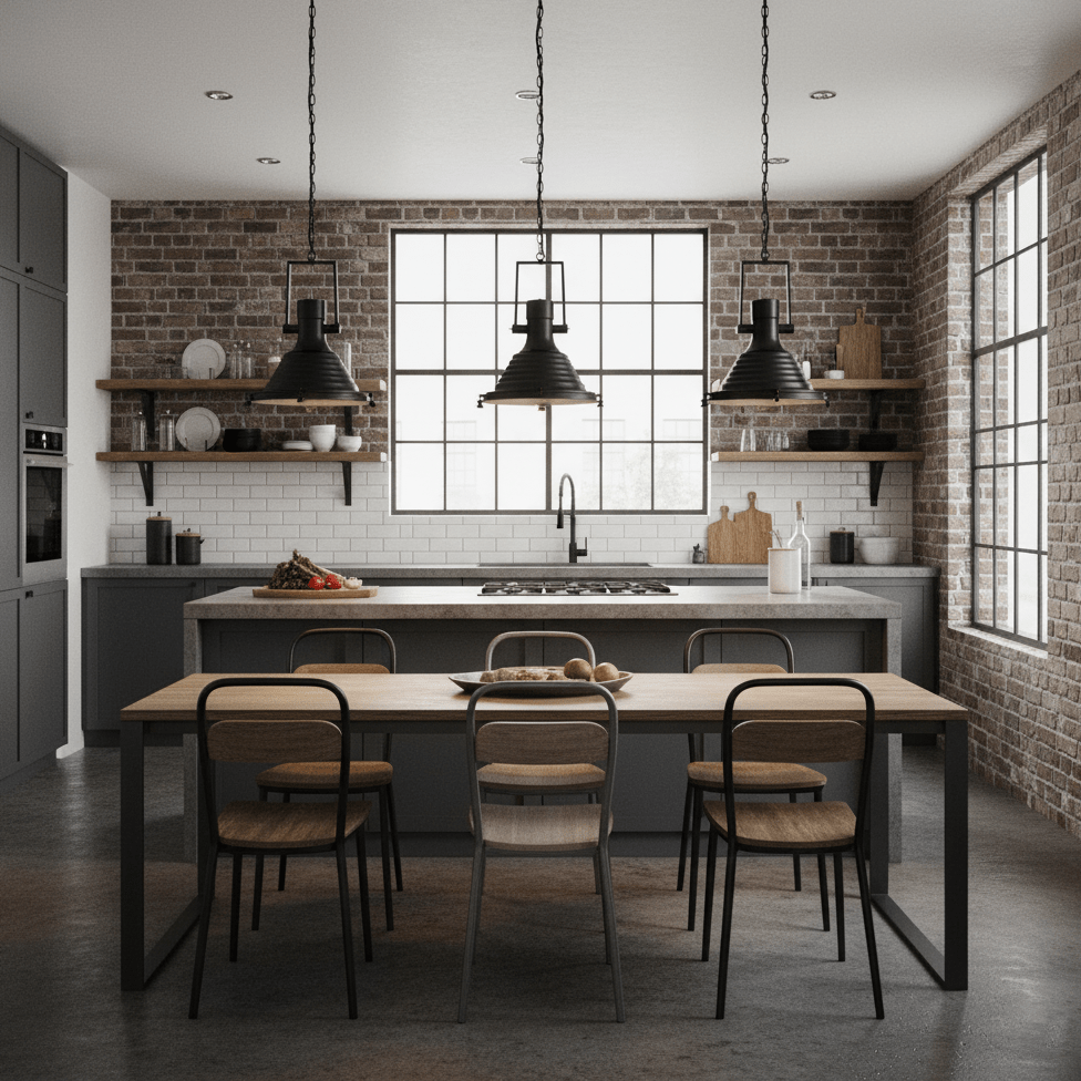 Industrial Country Metal pendant Light