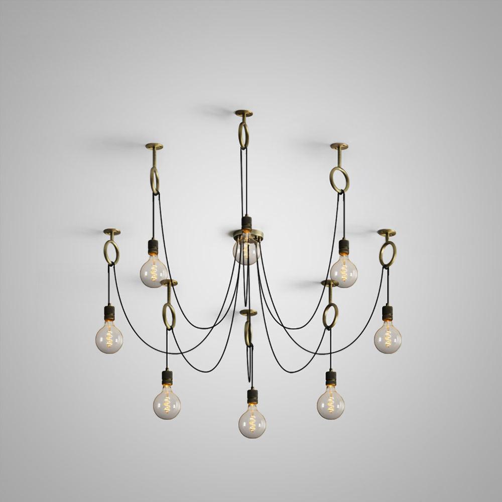 Industrial Spider Chandelier - Vakkerlight