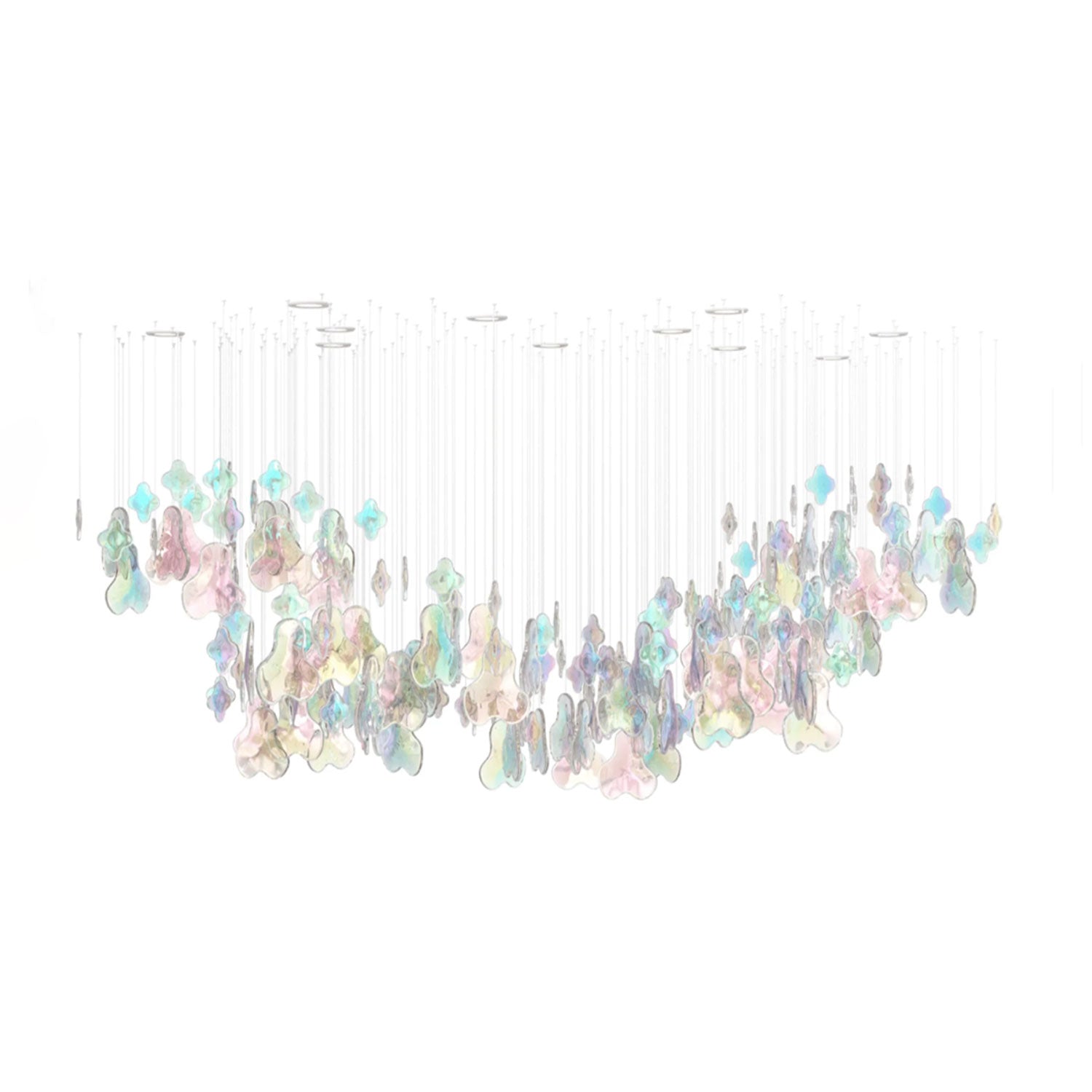Iris Iridescent Blossom Chandelier - Vakkerlight