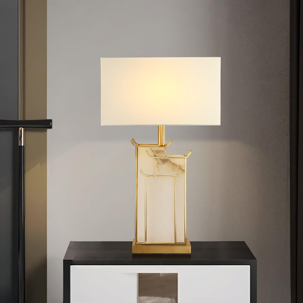 July Alabaster Table Lamp