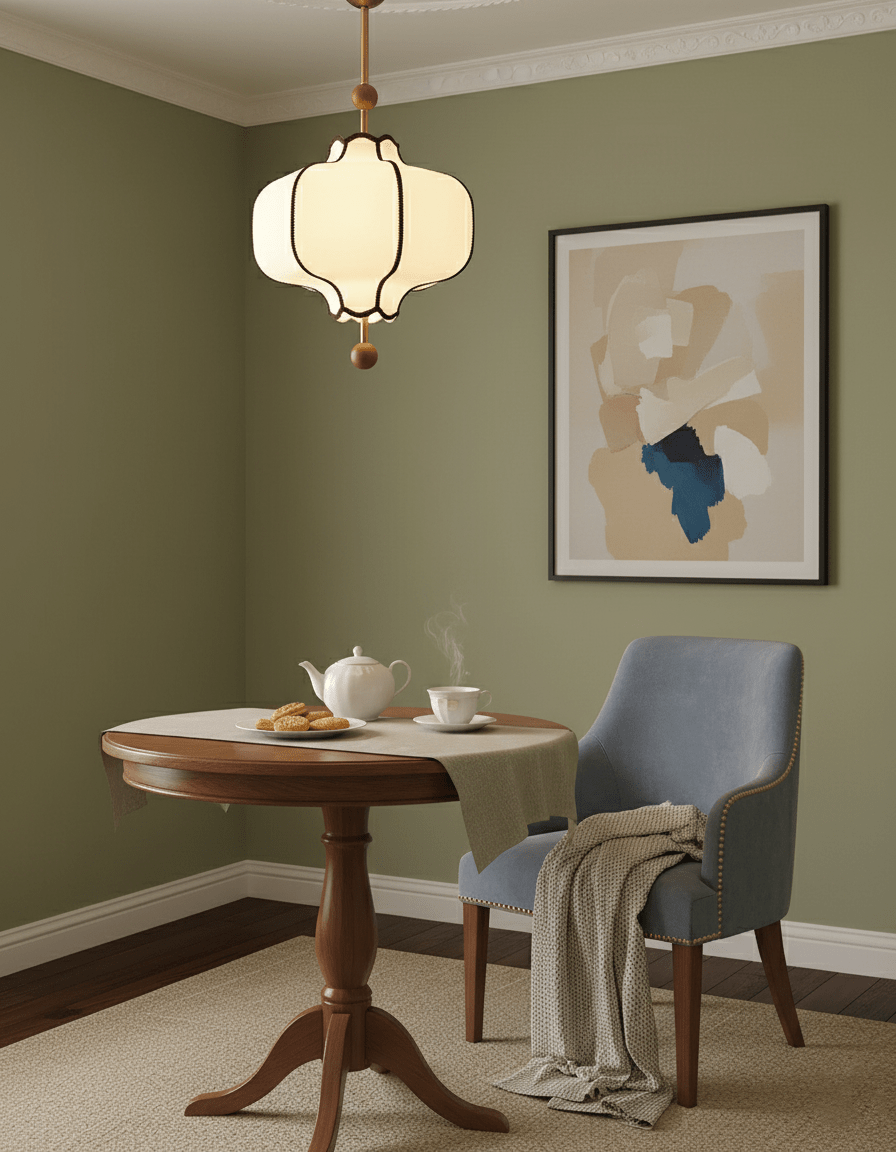 Lantern Fabric Pendant Light