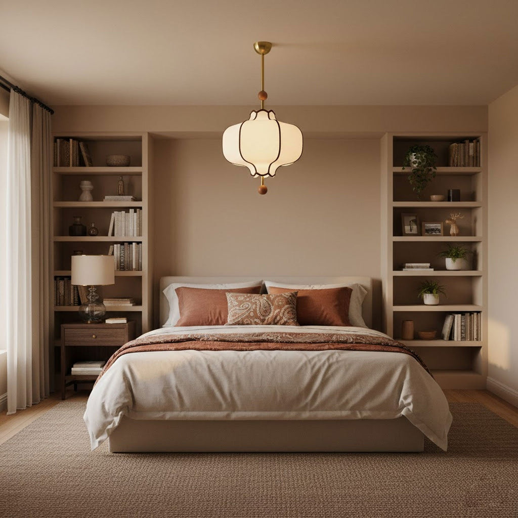 Lantern Fabric Pendant Light