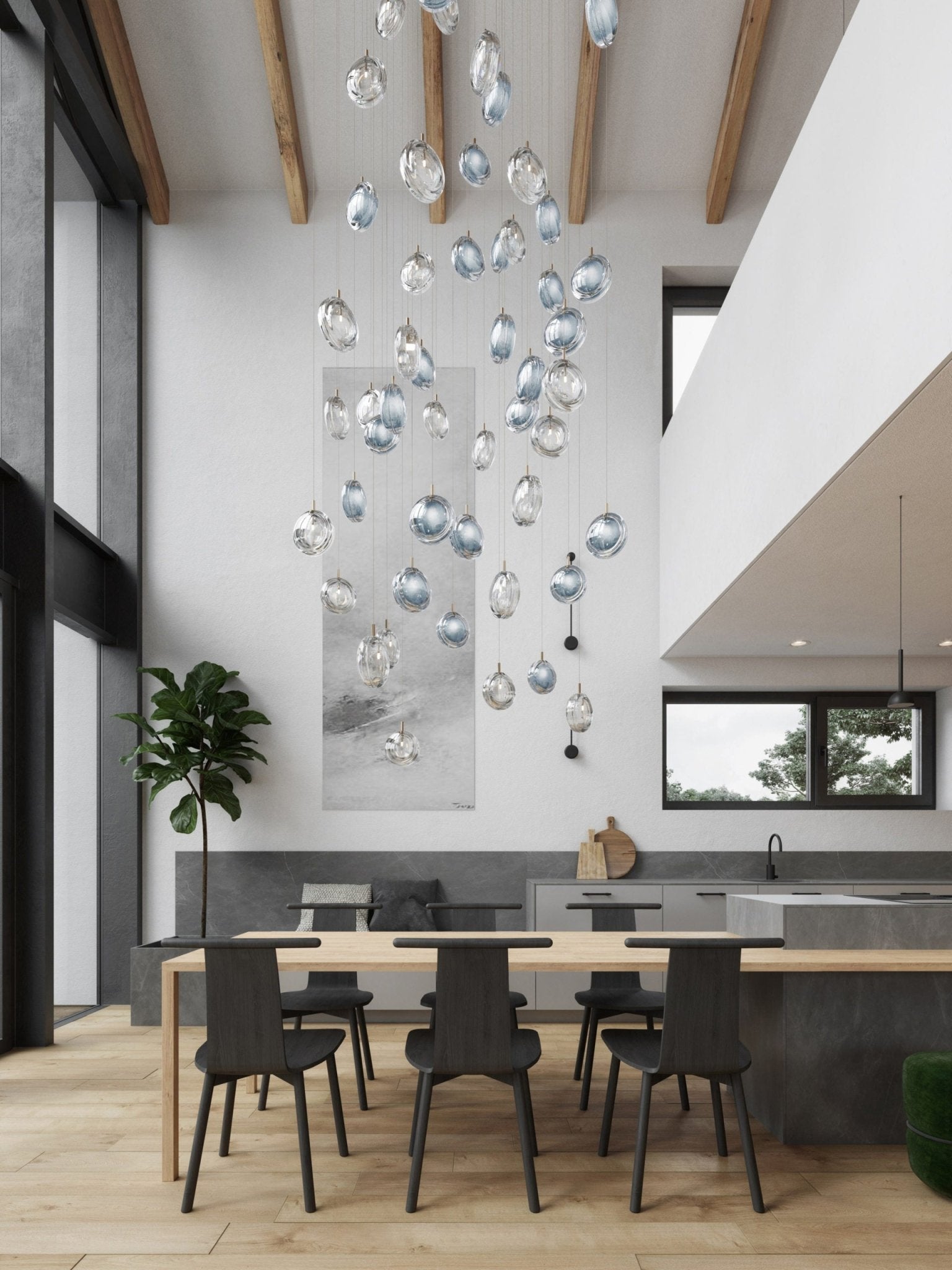 Lens Round Chandelier