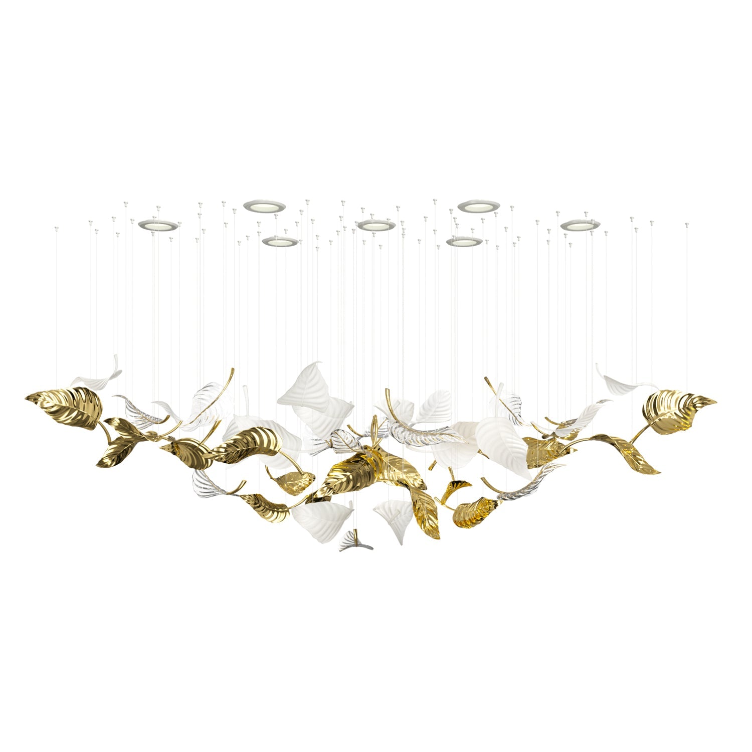 Linden Leaves Chandelier - Vakkerlight