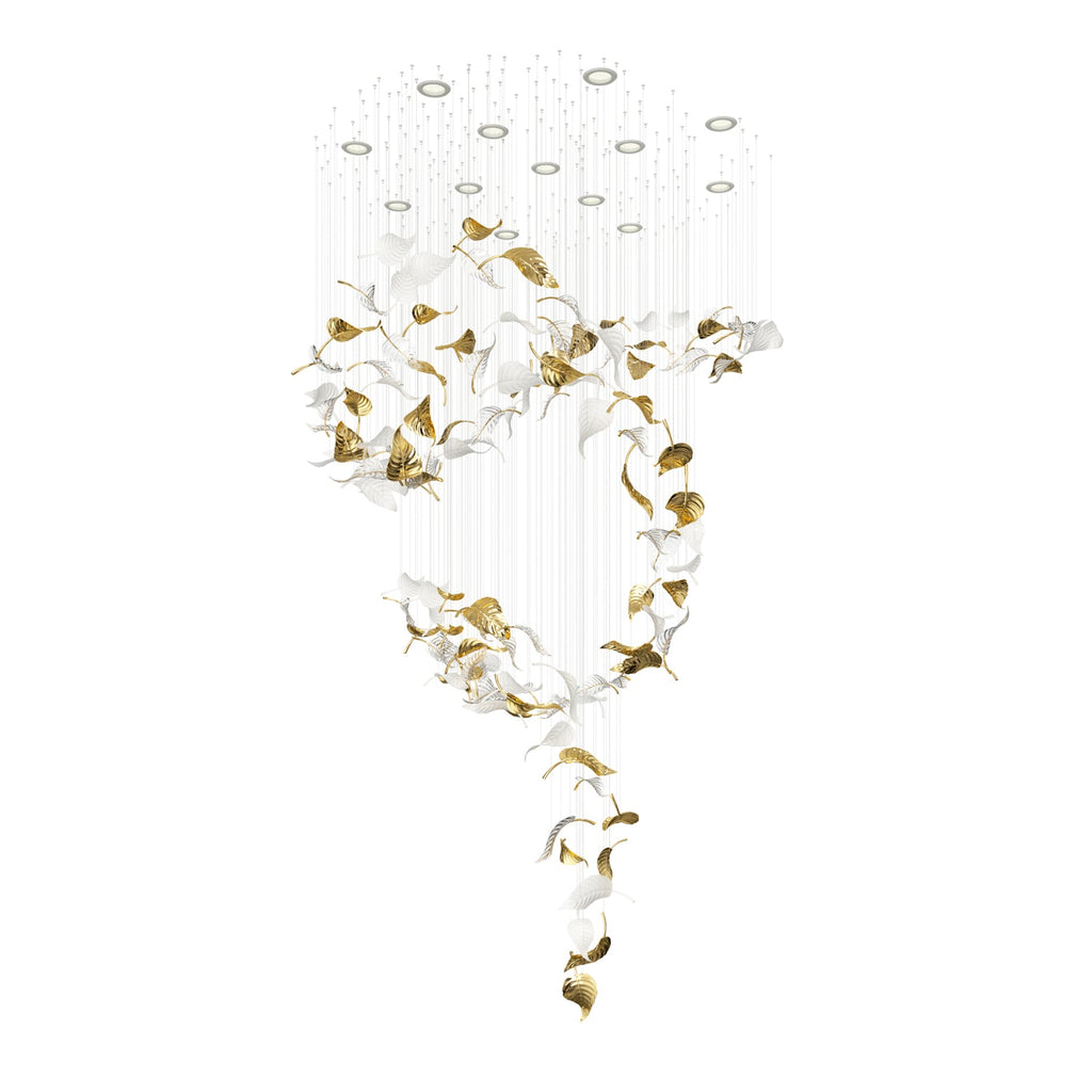 Linden Leaves Chandelier - Vakkerlight