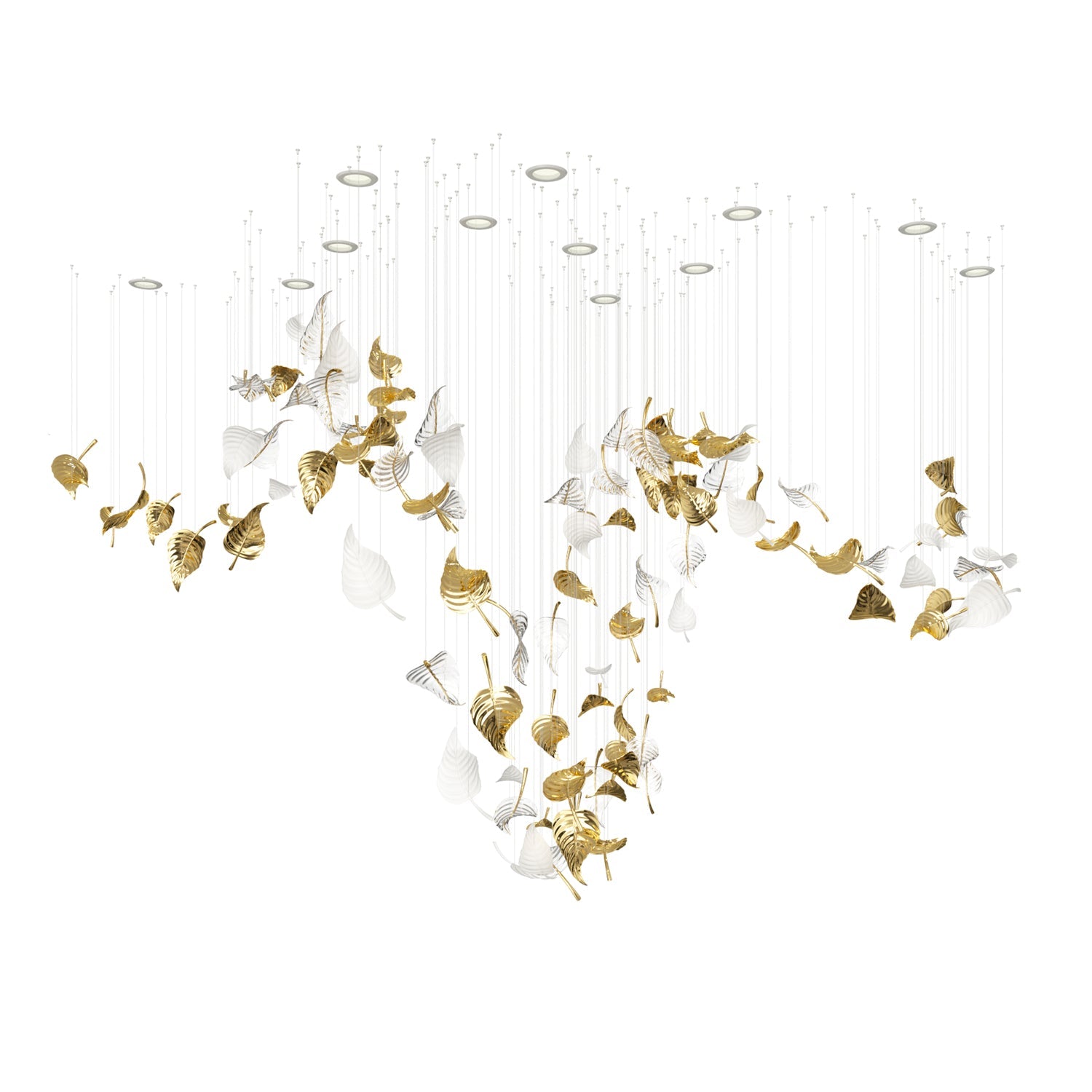 Linden Leaves Chandelier - Vakkerlight