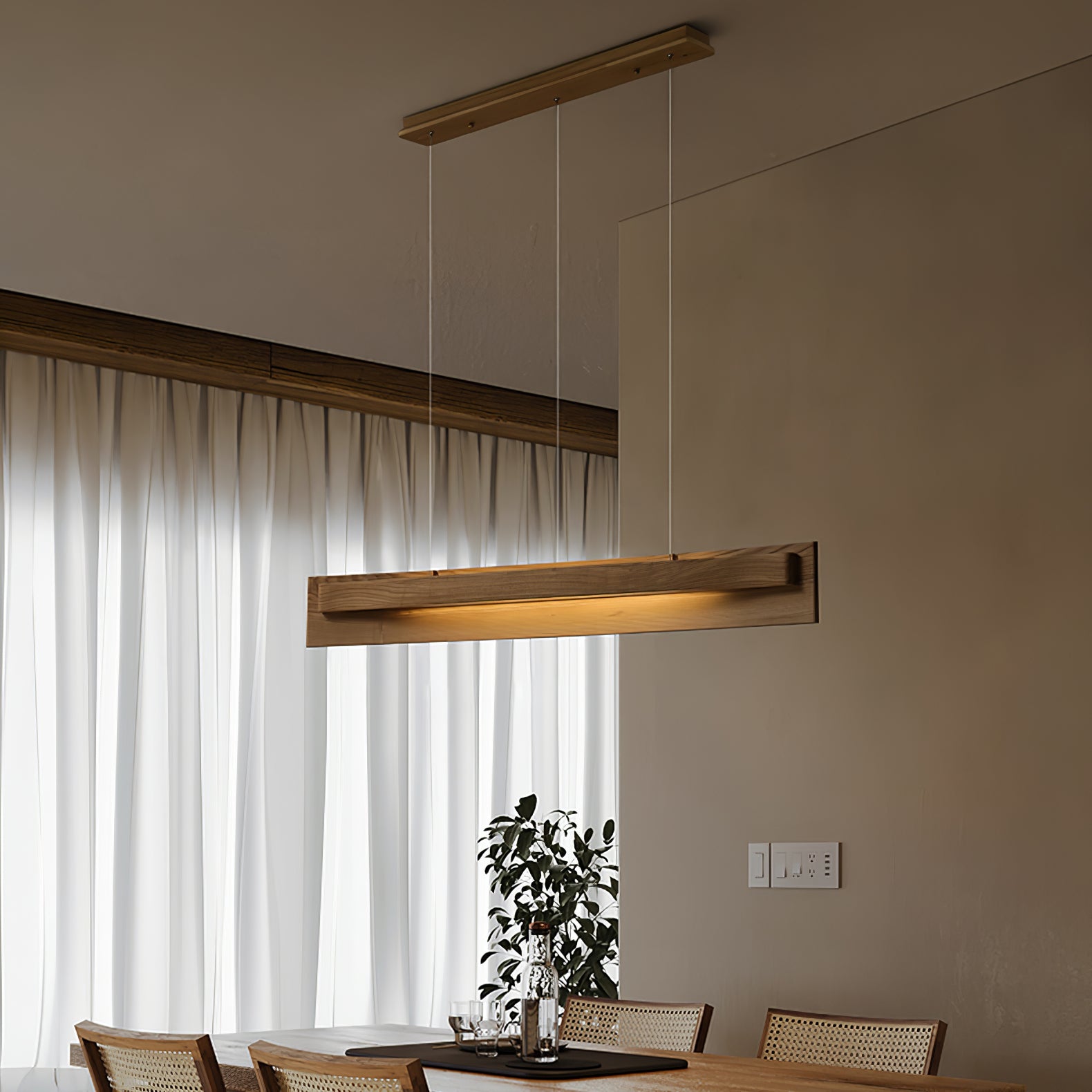 Lampă suspendată liniară Lucien