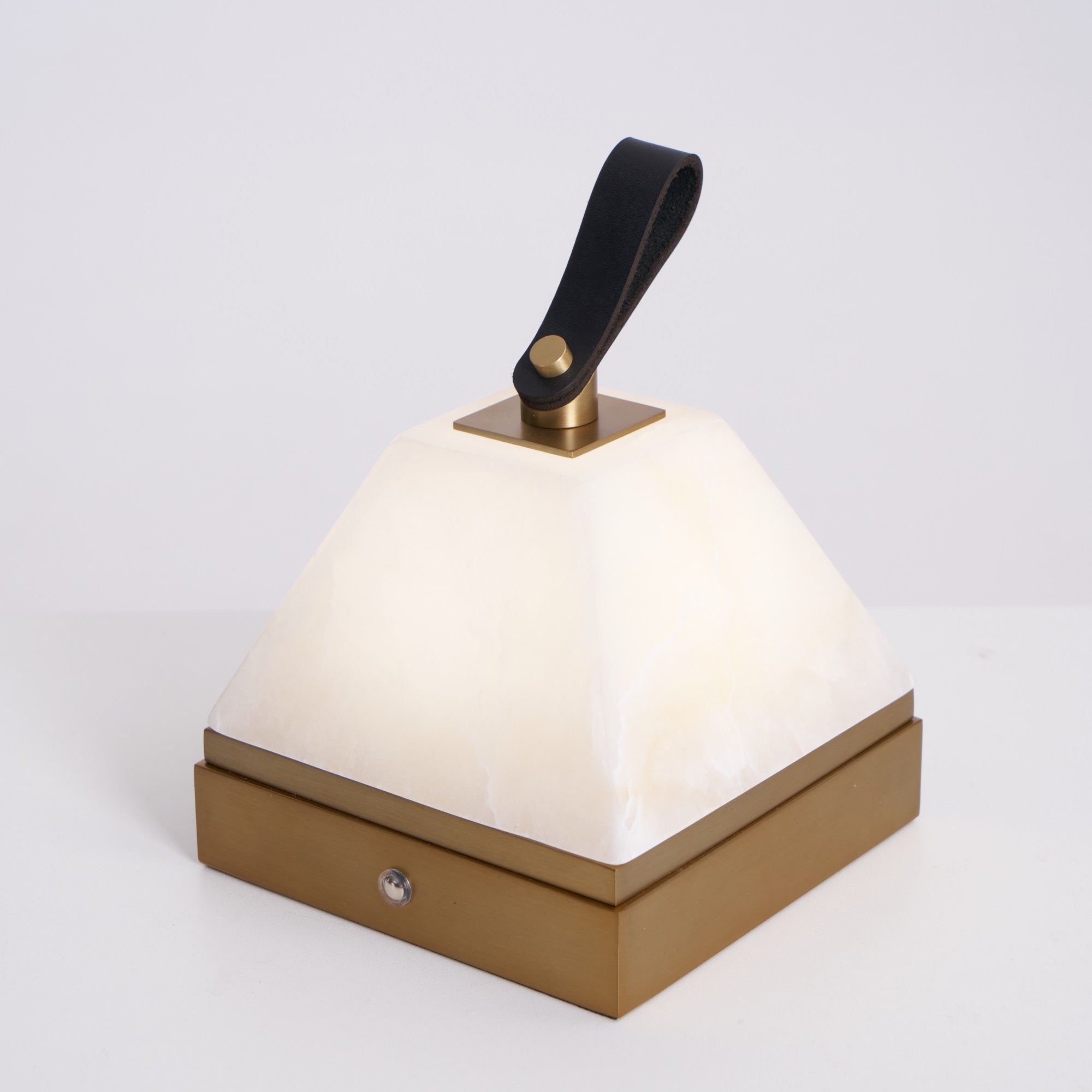 Luma Cube Alabaster Portable Lamp