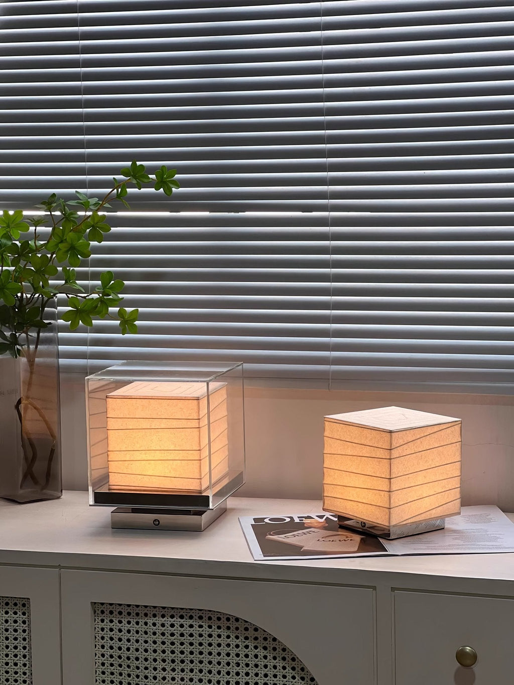 Lampă de masă Lumo Cube