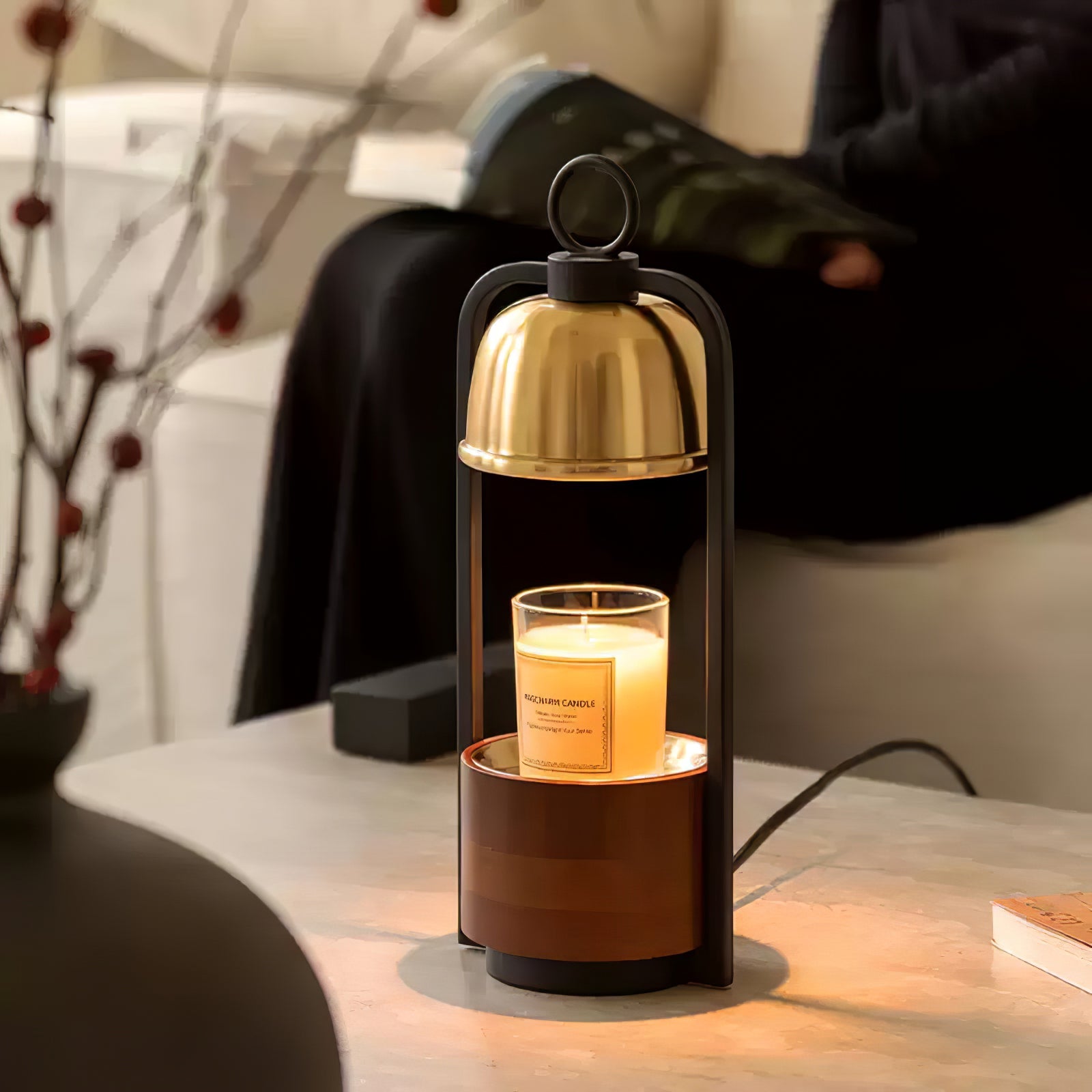 Lampă încălzitoare cu lumânări Lunara