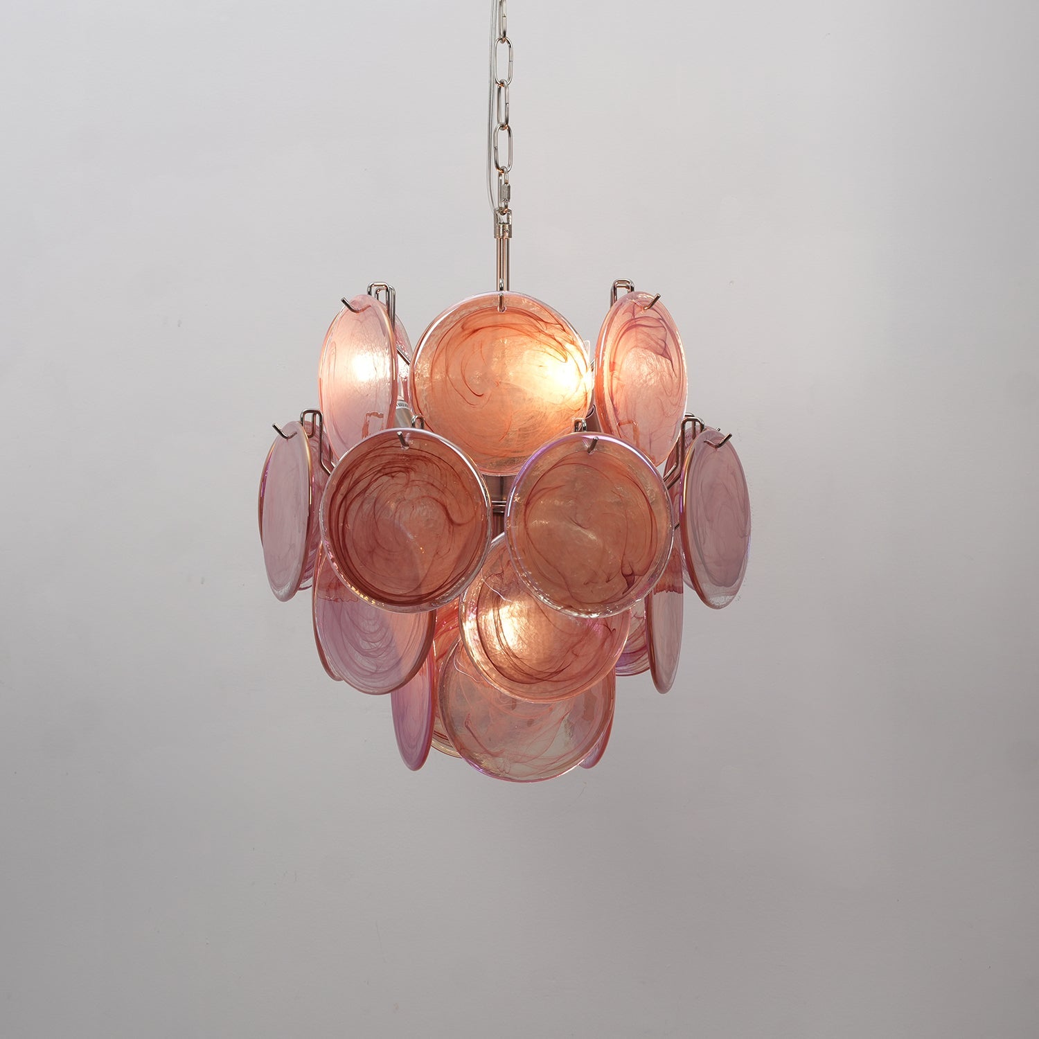 Lunaria Disc Murano Chandelier
