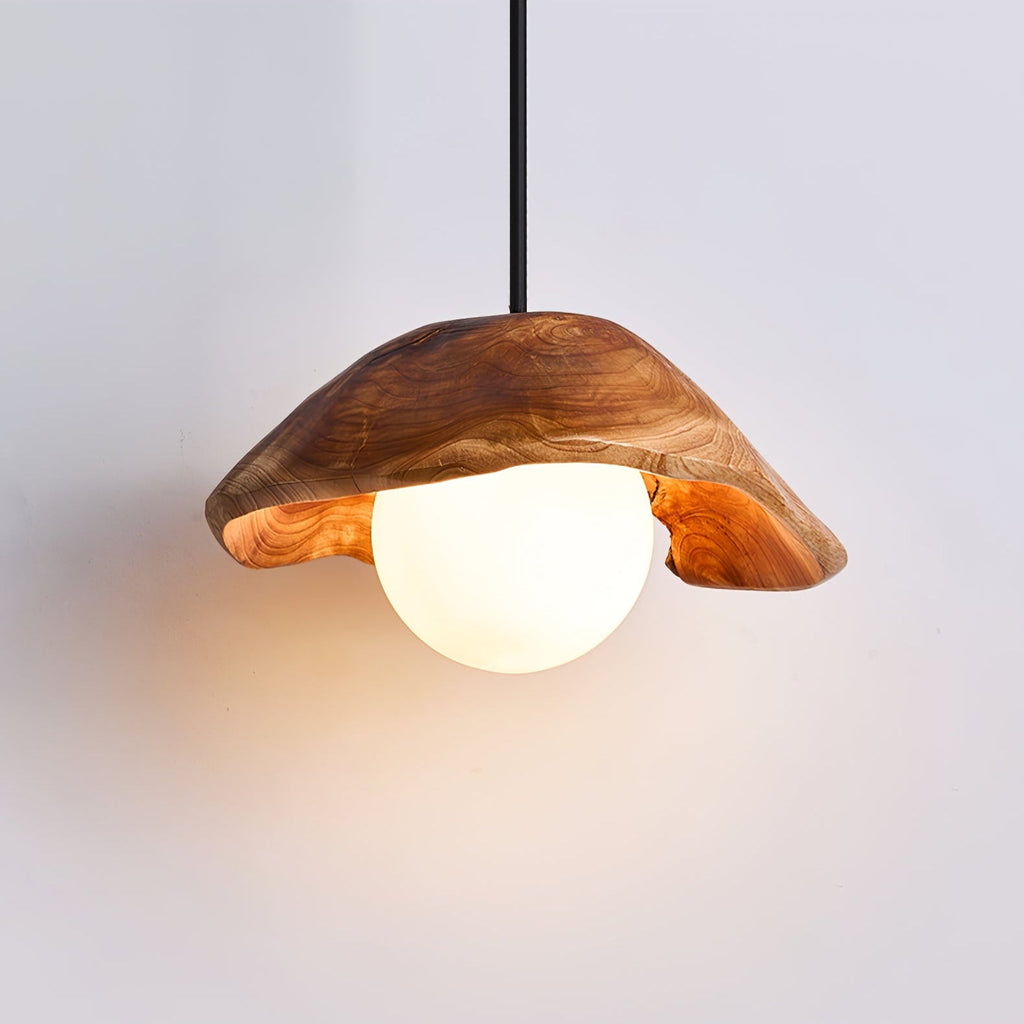 Lampă suspendată Lunawood Halo